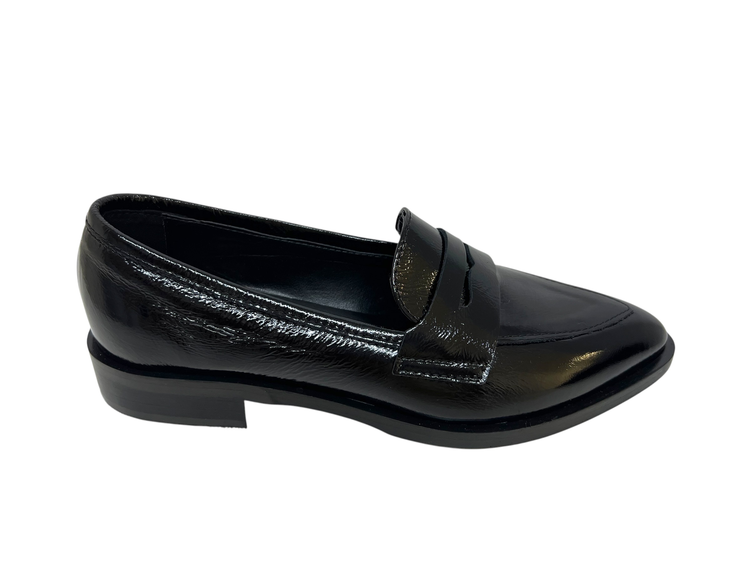 Gianluca Pisati Slipper TIMO schwarz Lack