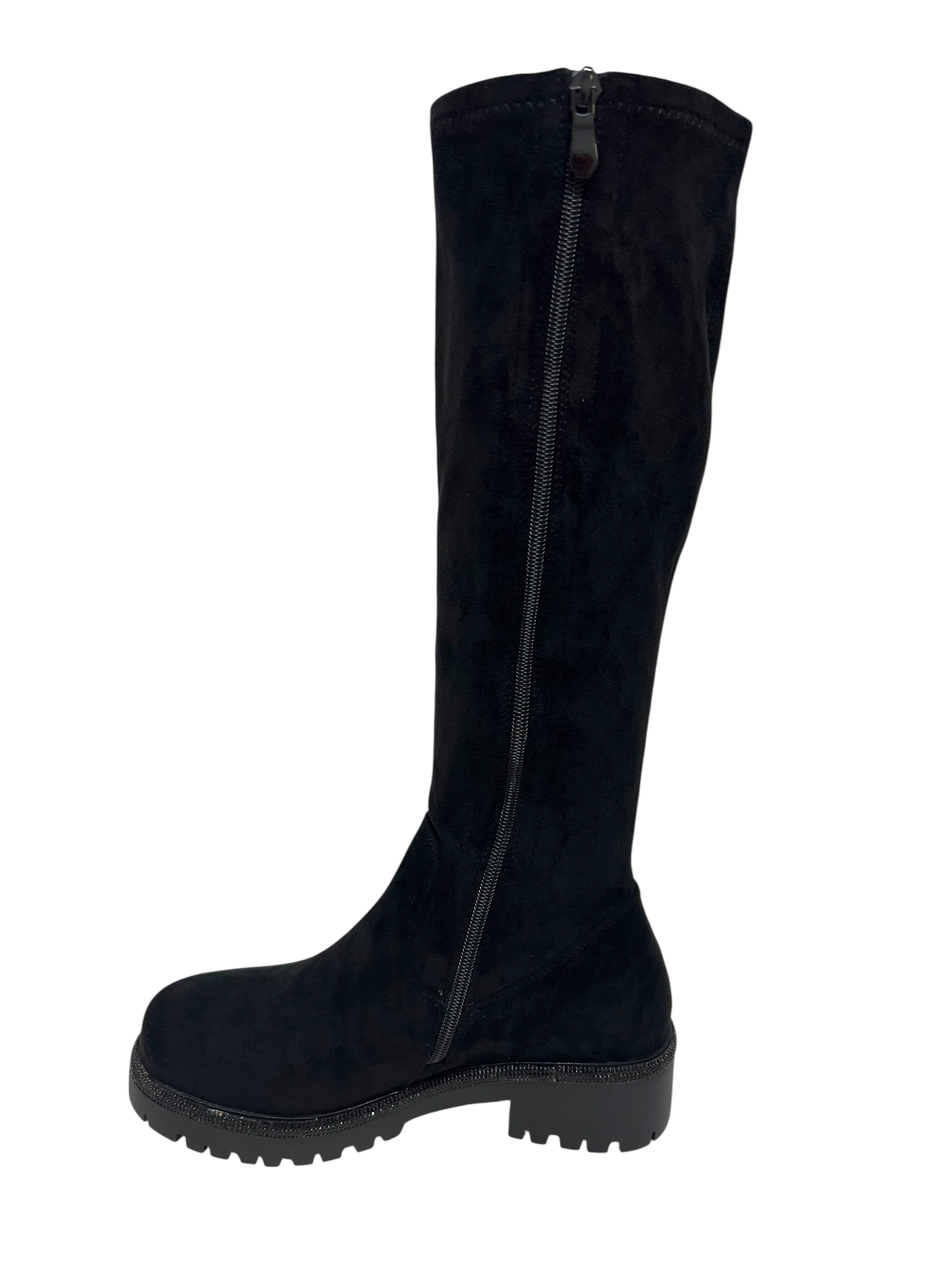 La Strada Schaft Stiefel schwarz VEGAN
