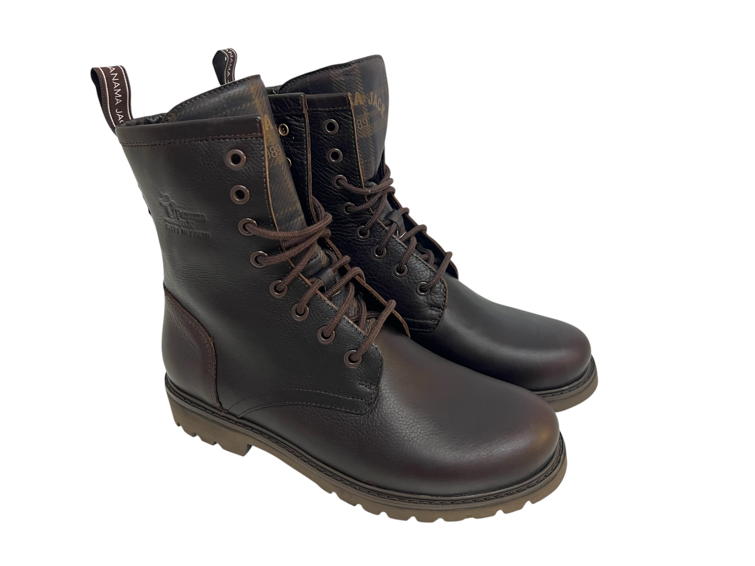 Panama Jack Stiefeletten FRISIA PLAID dunkelbraun