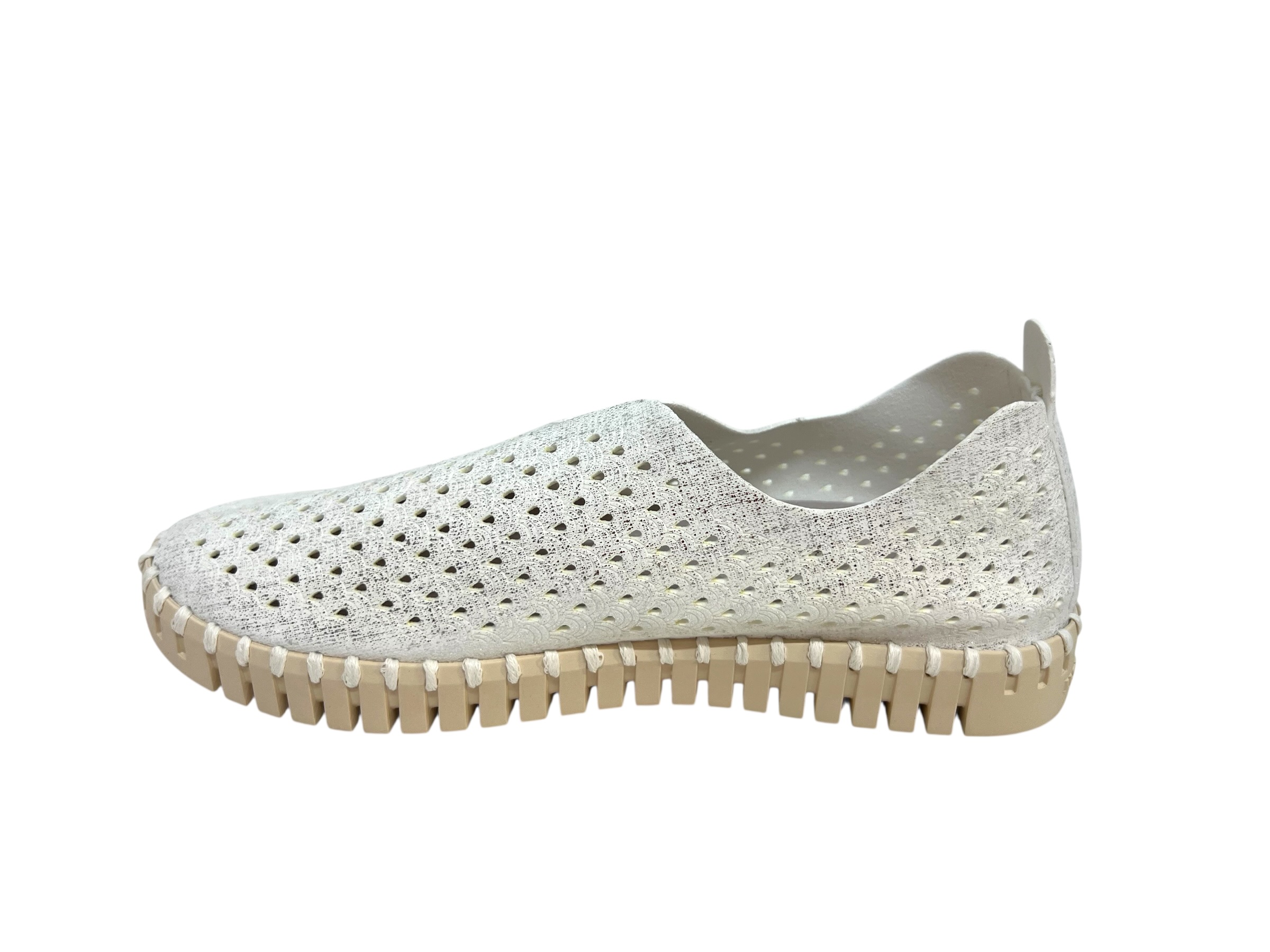 Ilse Jacobsen Slipper TULIP weiß silber