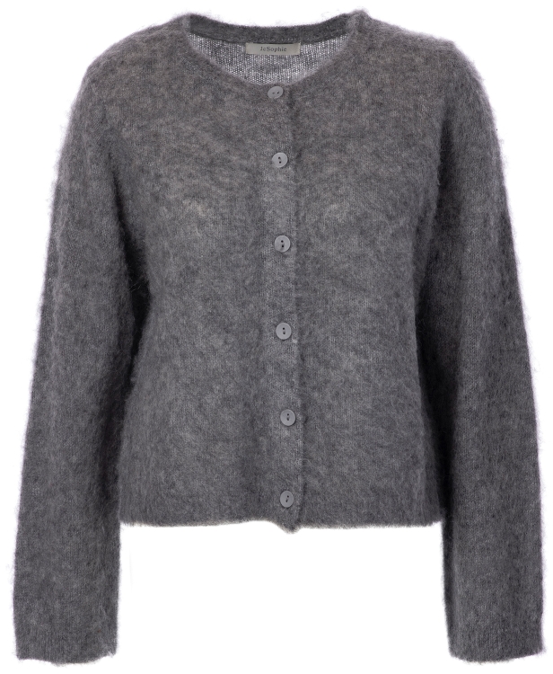 JC Sophie Strickjacke PEPITA grau