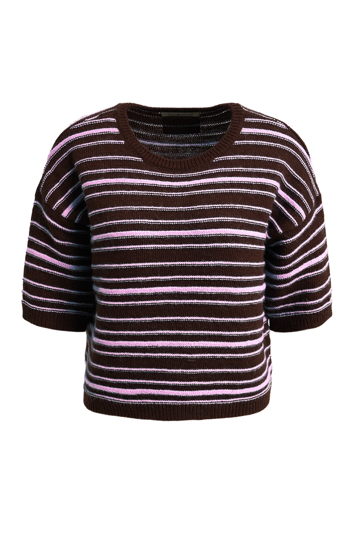 Smith & Soul Pullover braun/ rosa Smith & Soul Pullover braun/ rosa