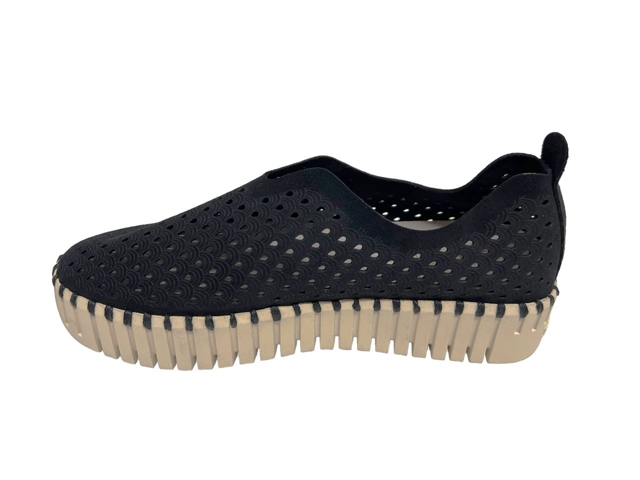 Ilse Jacobsen Slipper Plateau TULIP schwarz