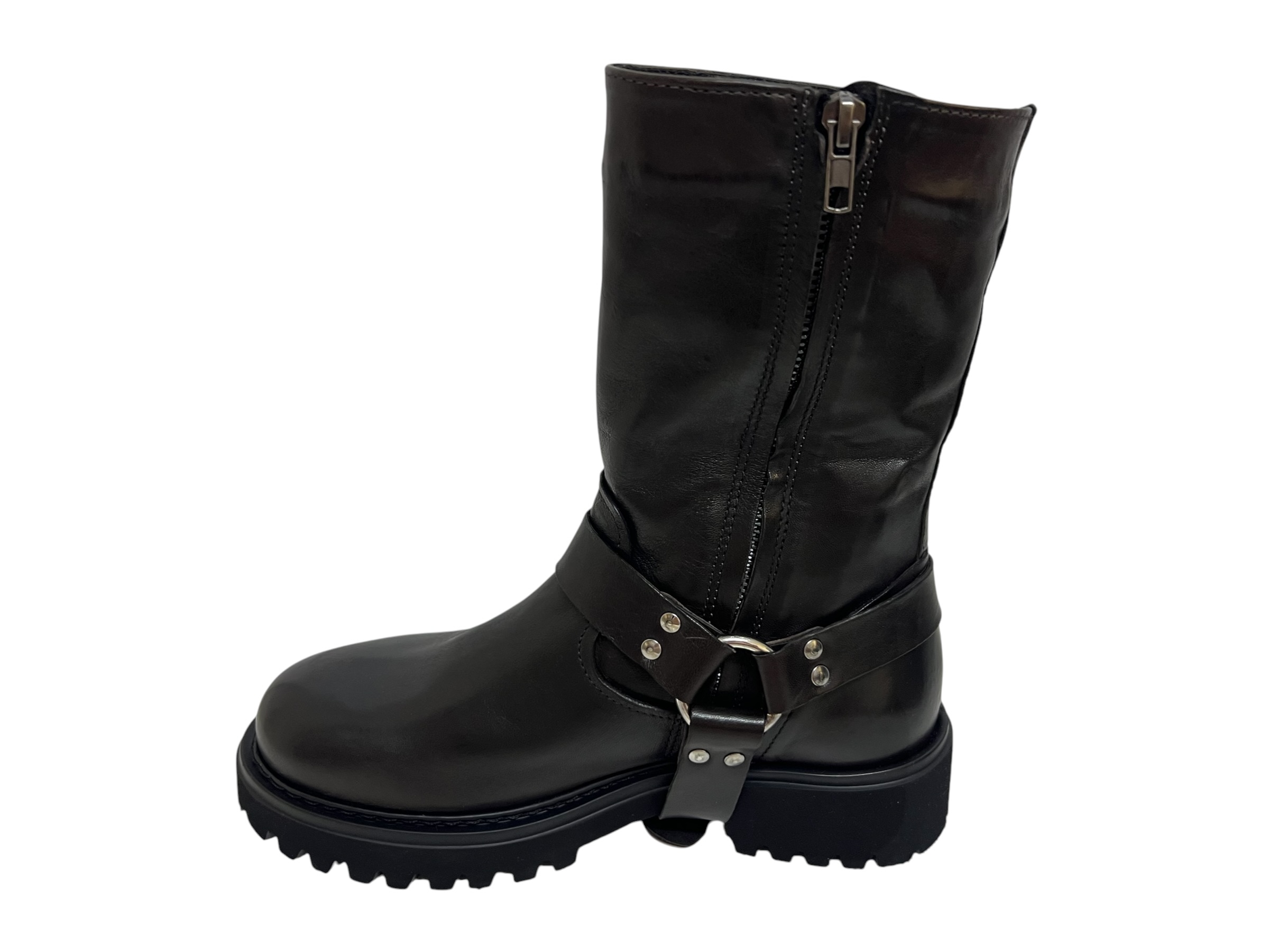 Pawelk's Biker-Boots dunkelbraun Pawelk's Biker-Boots dunkelbraun