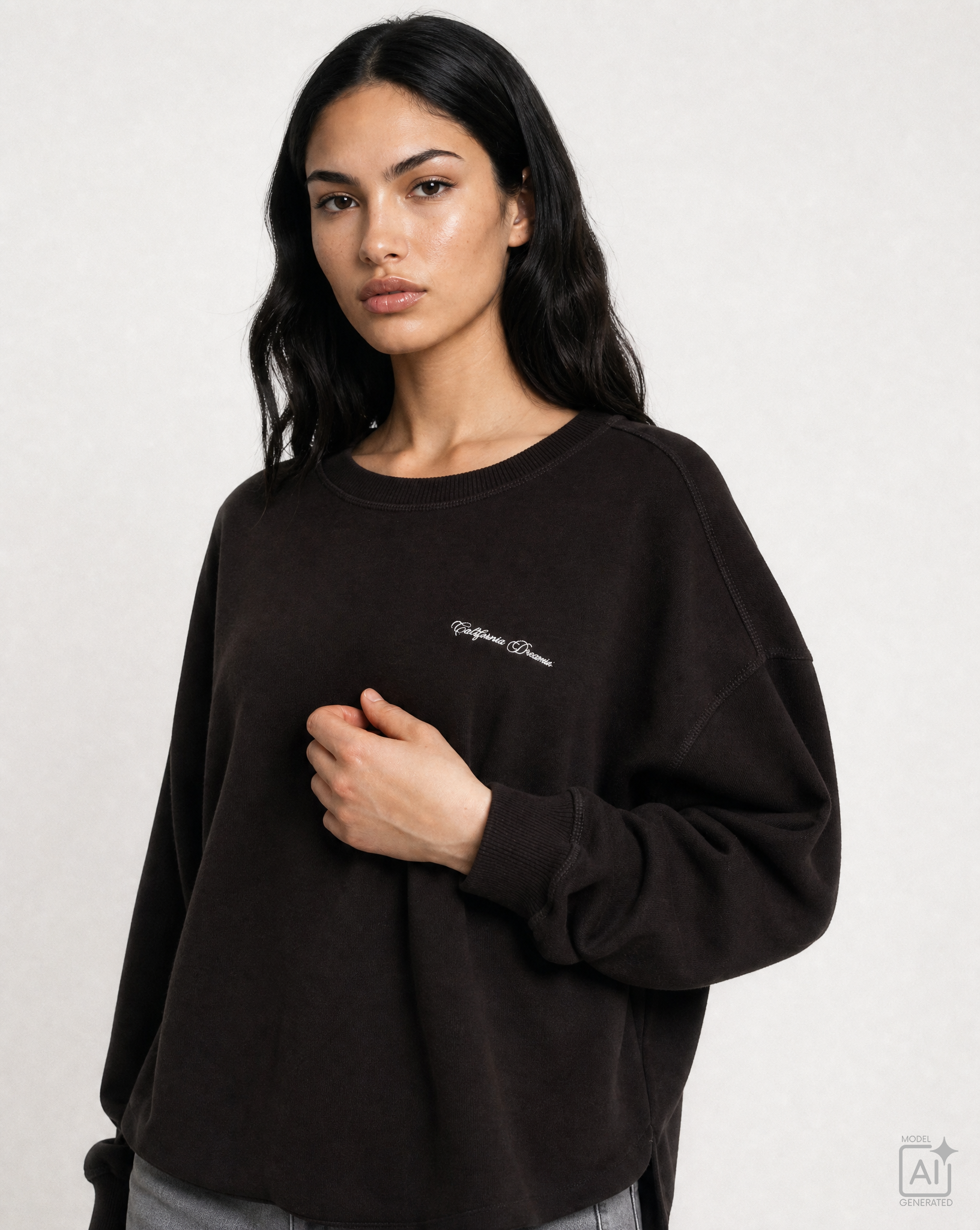 Smith & Soul Sweatshirt dark choc Smith & Soul Sweatshirt dark choc