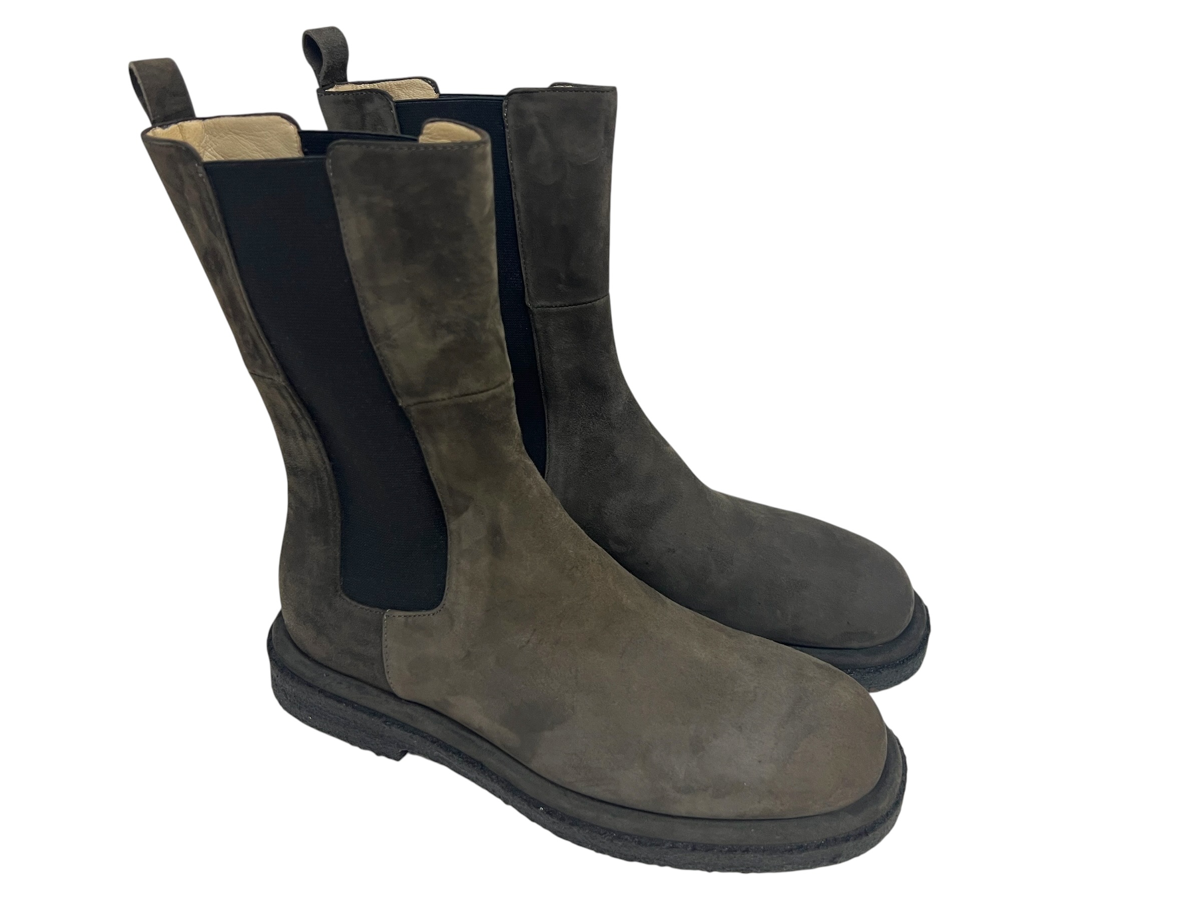 Pomme d´Or hohe Chelsea Boots taupe