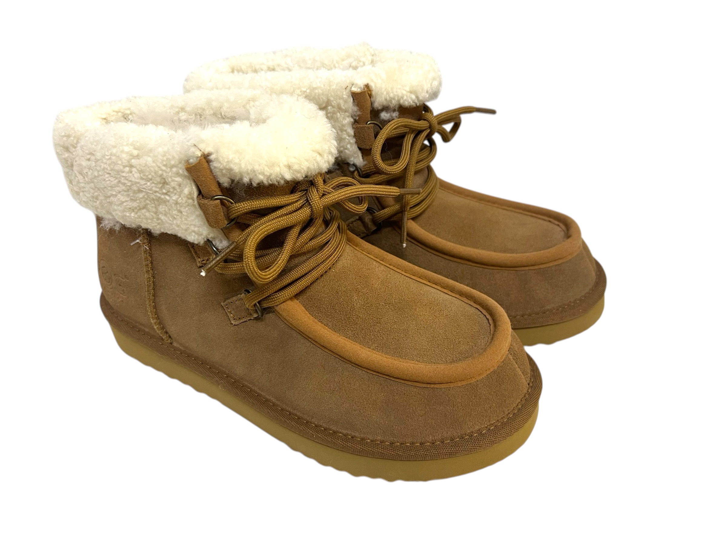 OOG Schnürstiefelette Camel OOG Schnürstiefelette Camel
