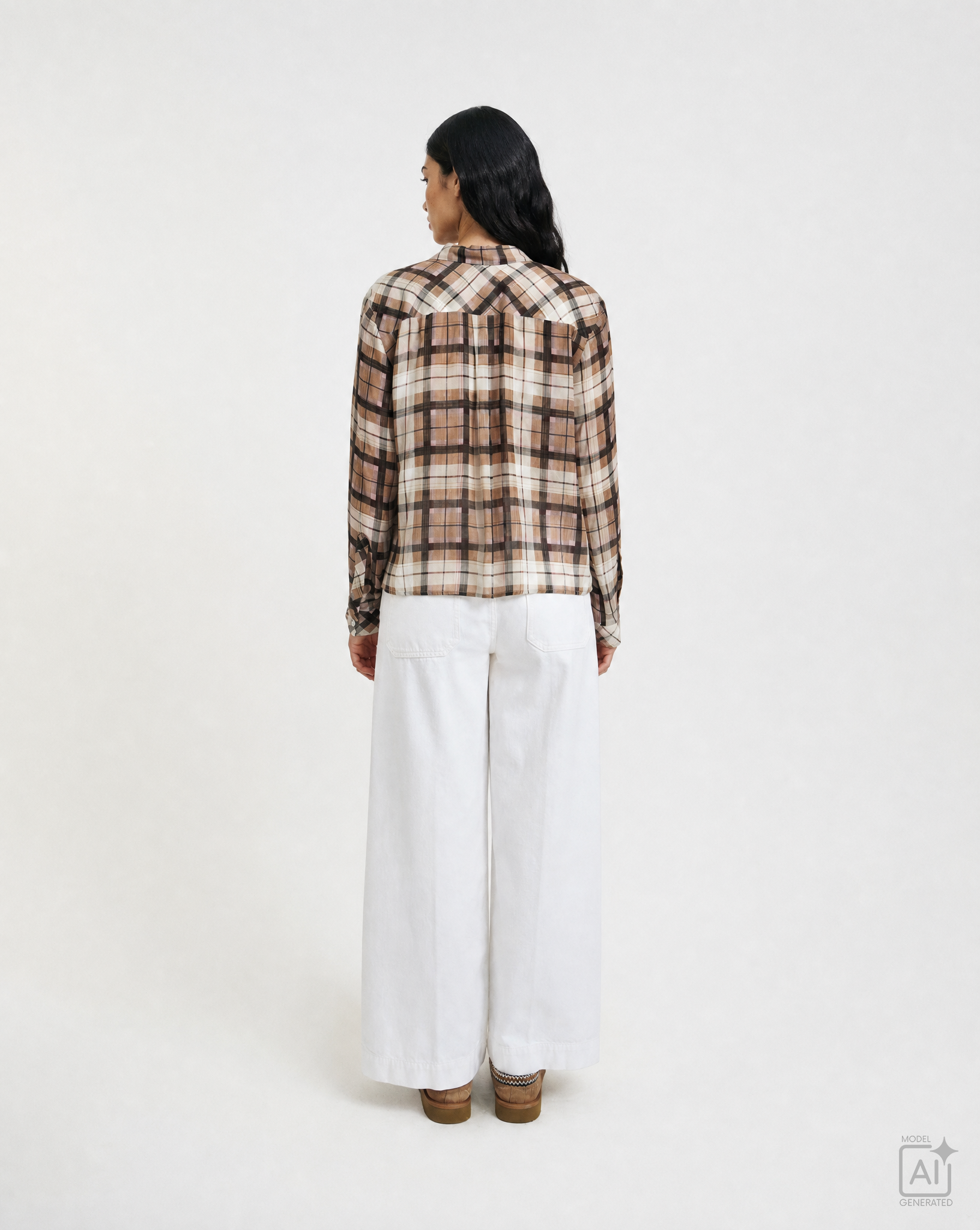 Smith & Soul Bluse sand / rosa