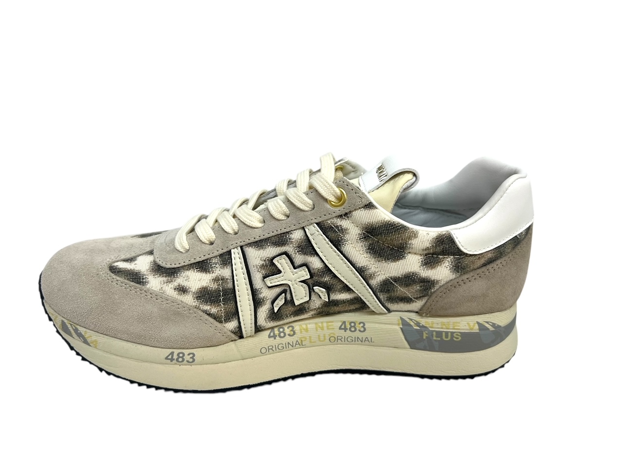 Premiata Sneakers CONNY beige Leoprint