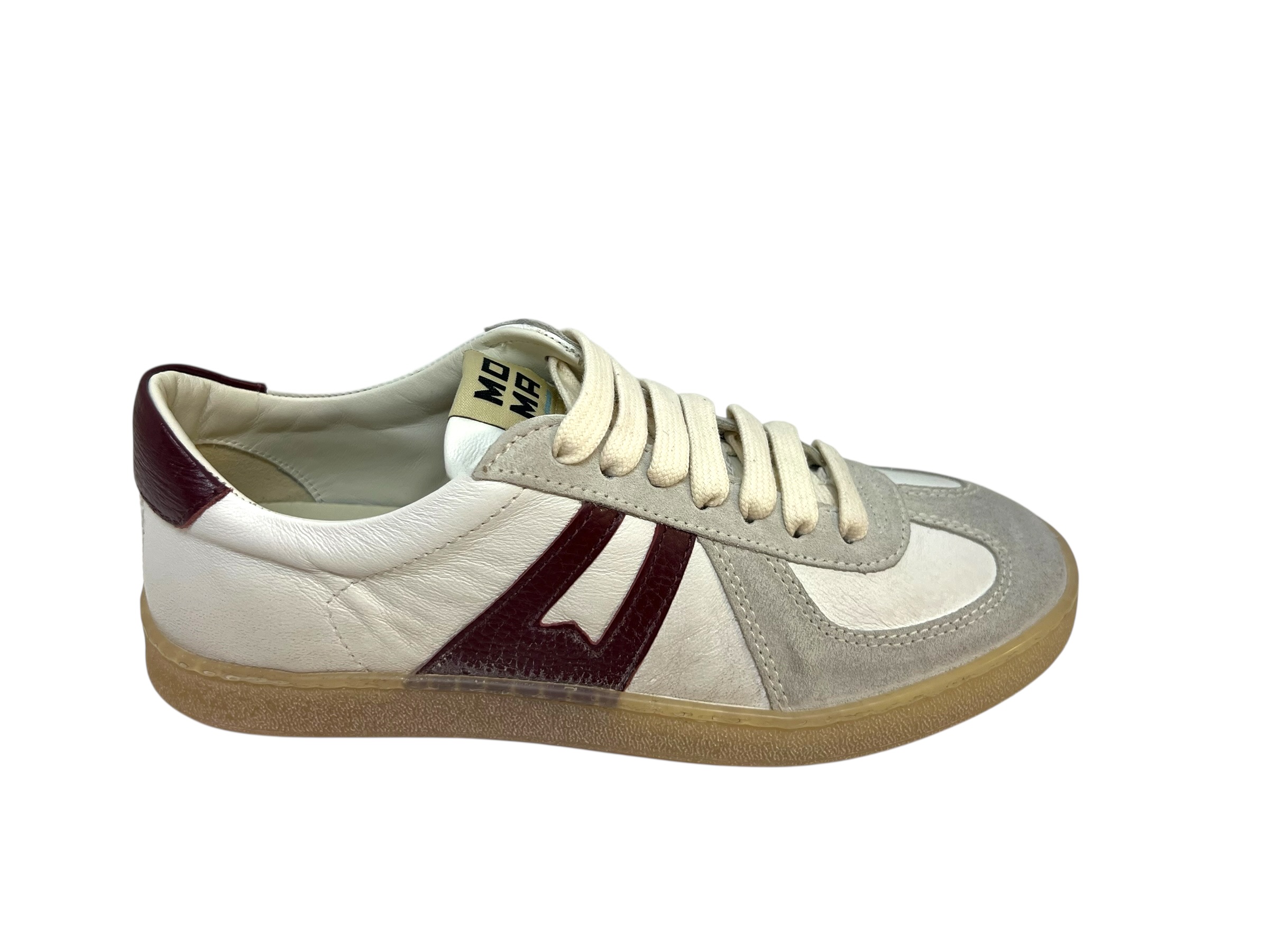Moma Sneakers weiß bordeaux Moma Sneakers weiß bordeaux
