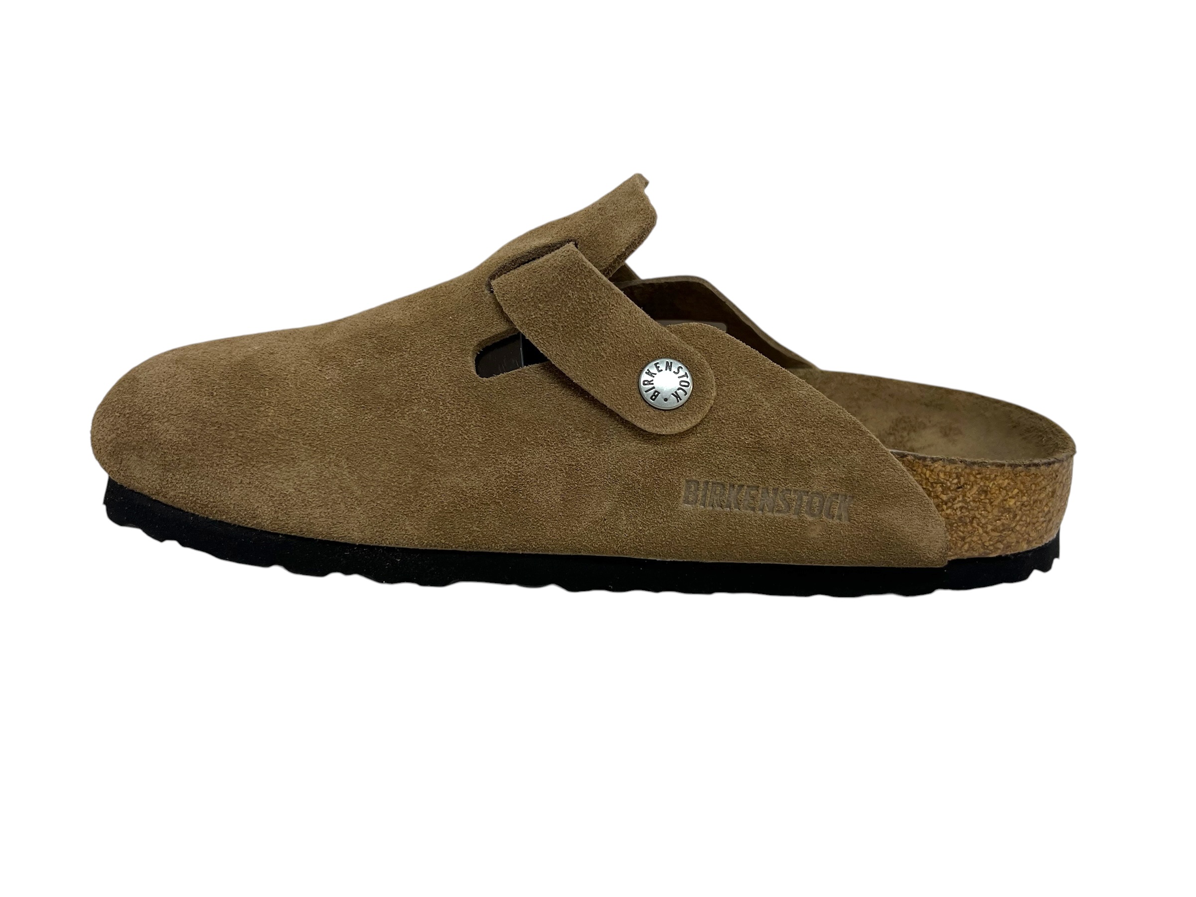 Birkenstock Pantolette BOSTON dark tea tonal - Weichfußbett / Schmal Birkenstock Pantolette BOSTON dark tea tonal - Weichfußbett / Schmal