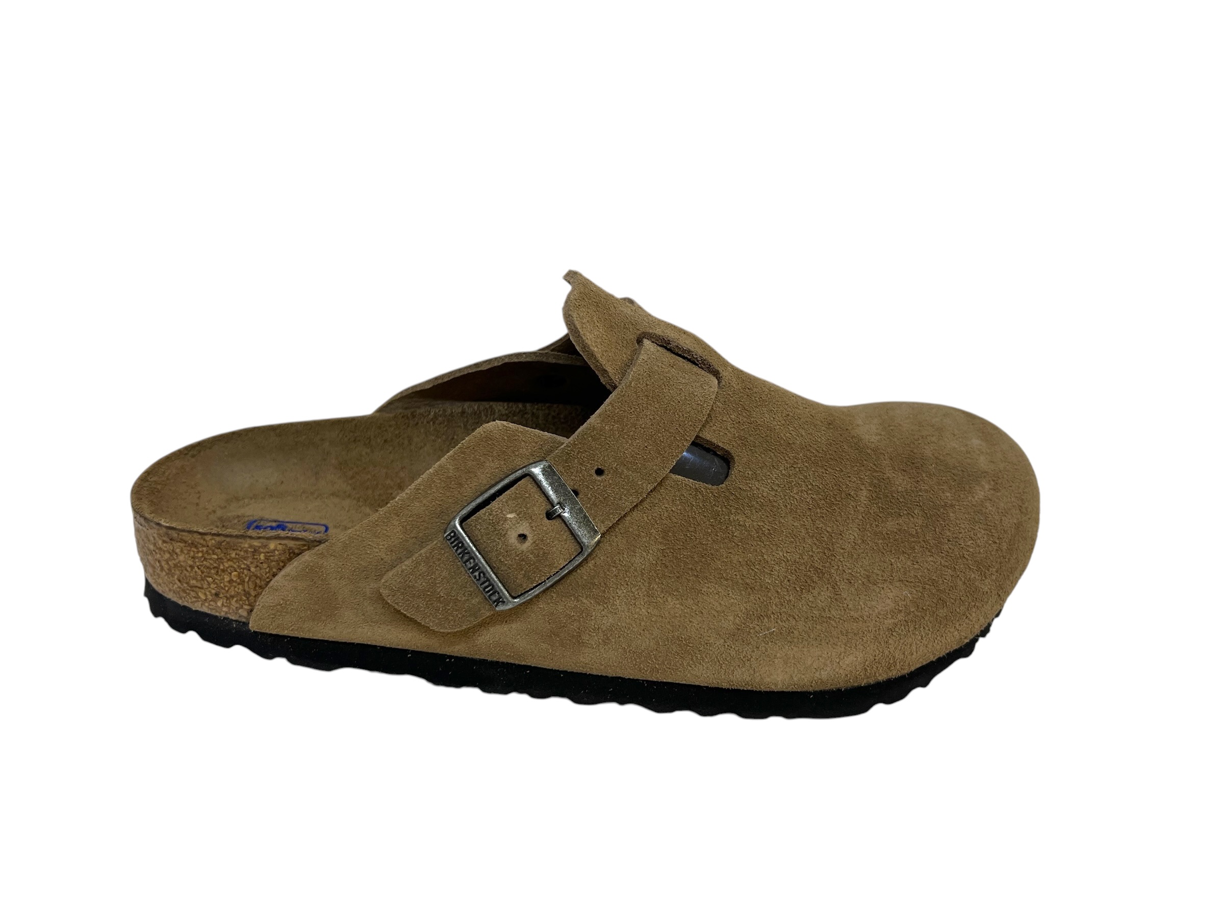 Birkenstock Pantolette BOSTON dark tea tonal - Weichfußbett / Schmal Birkenstock Pantolette BOSTON dark tea tonal - Weichfußbett / Schmal