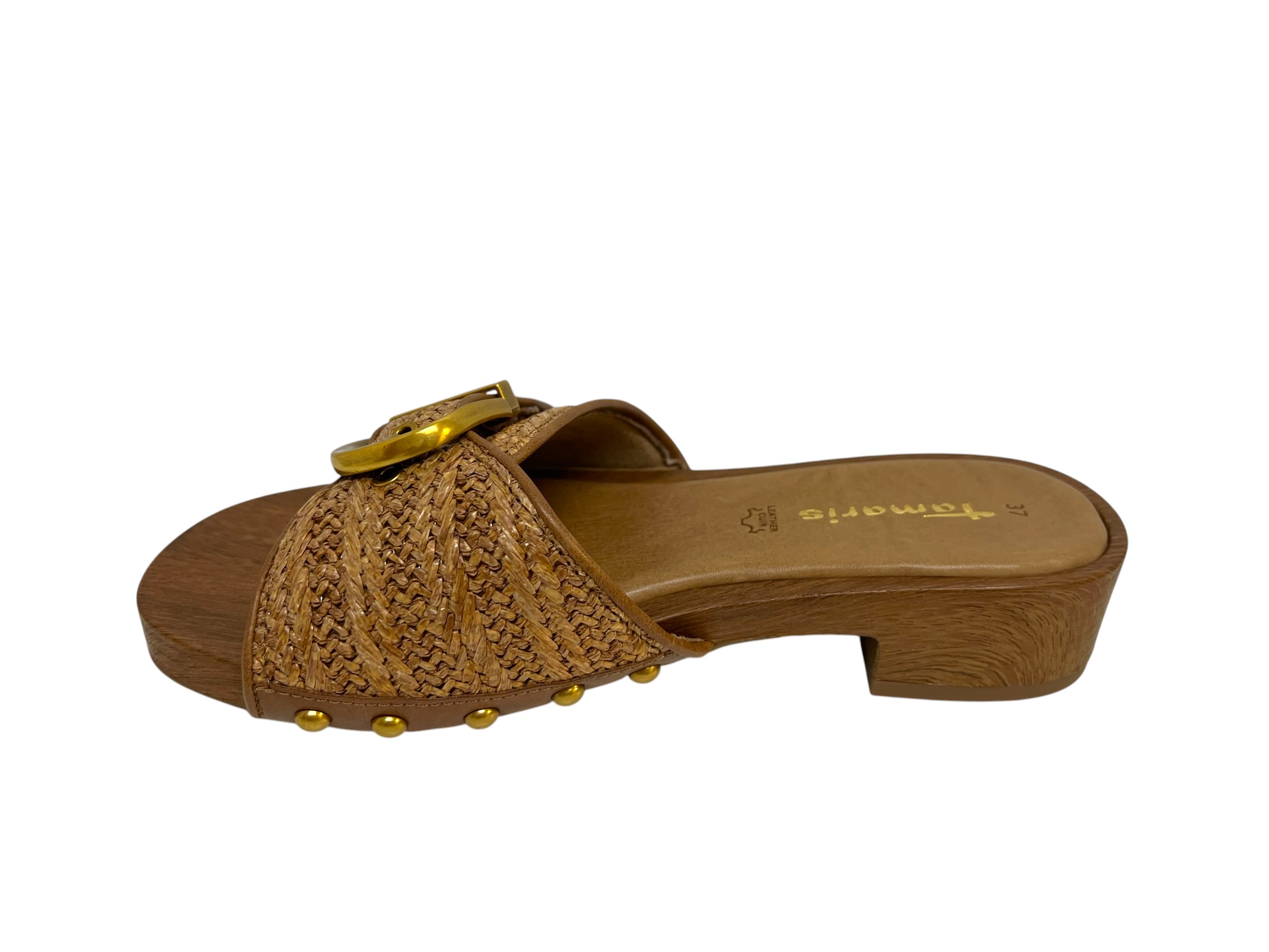 Tamaris Pantolette cognag