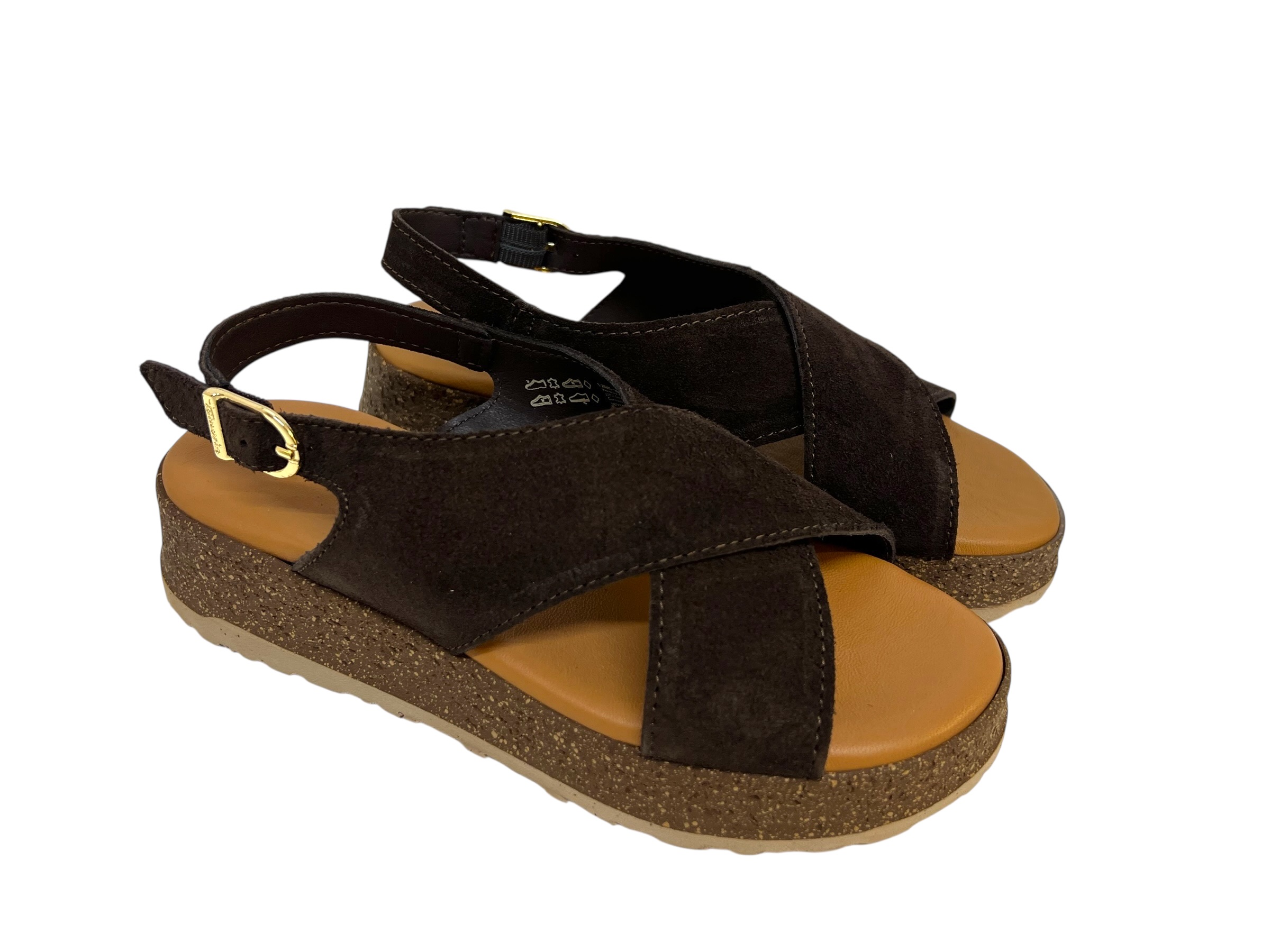 Tamaris Plateau Sandaletten mocca Tamaris Plateau Sandaletten mocca