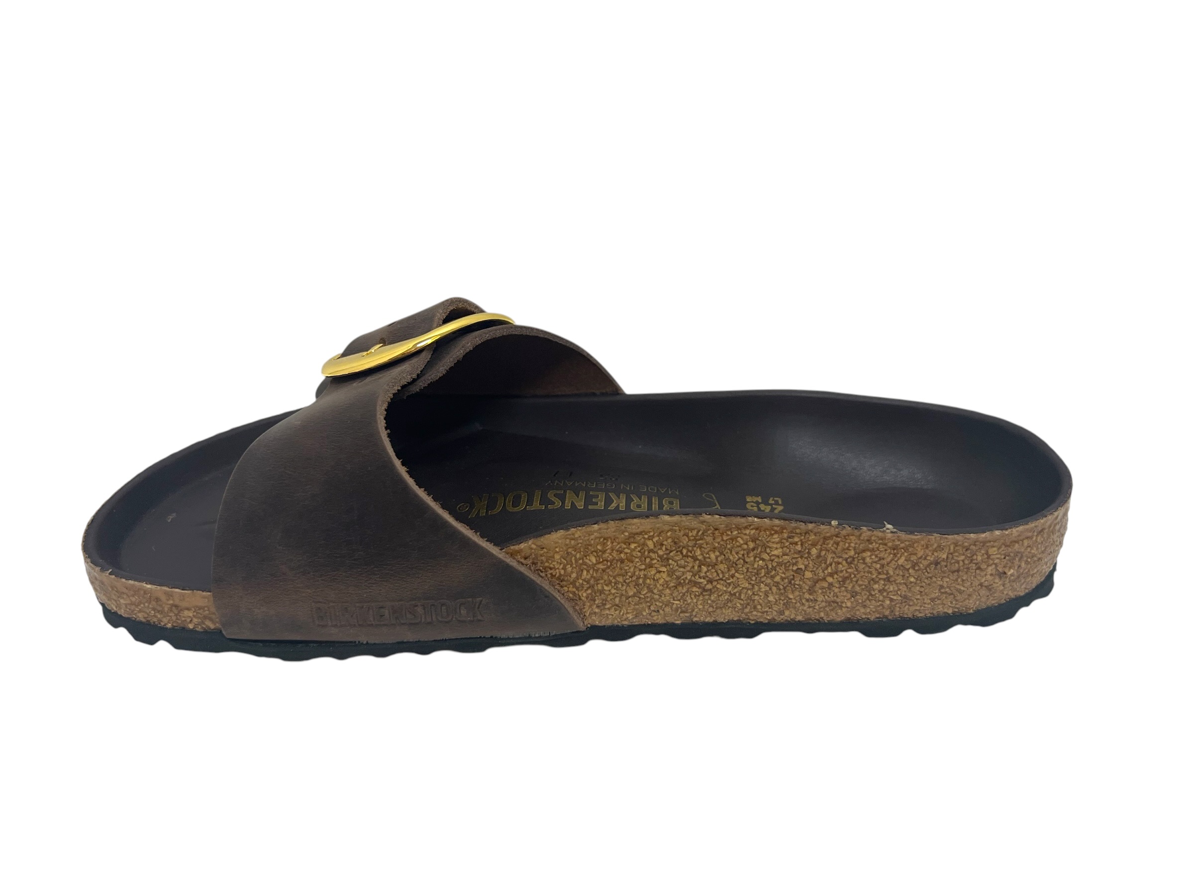 Birkenstock Pantoletten MADRID Big Buckle dunkelbraun