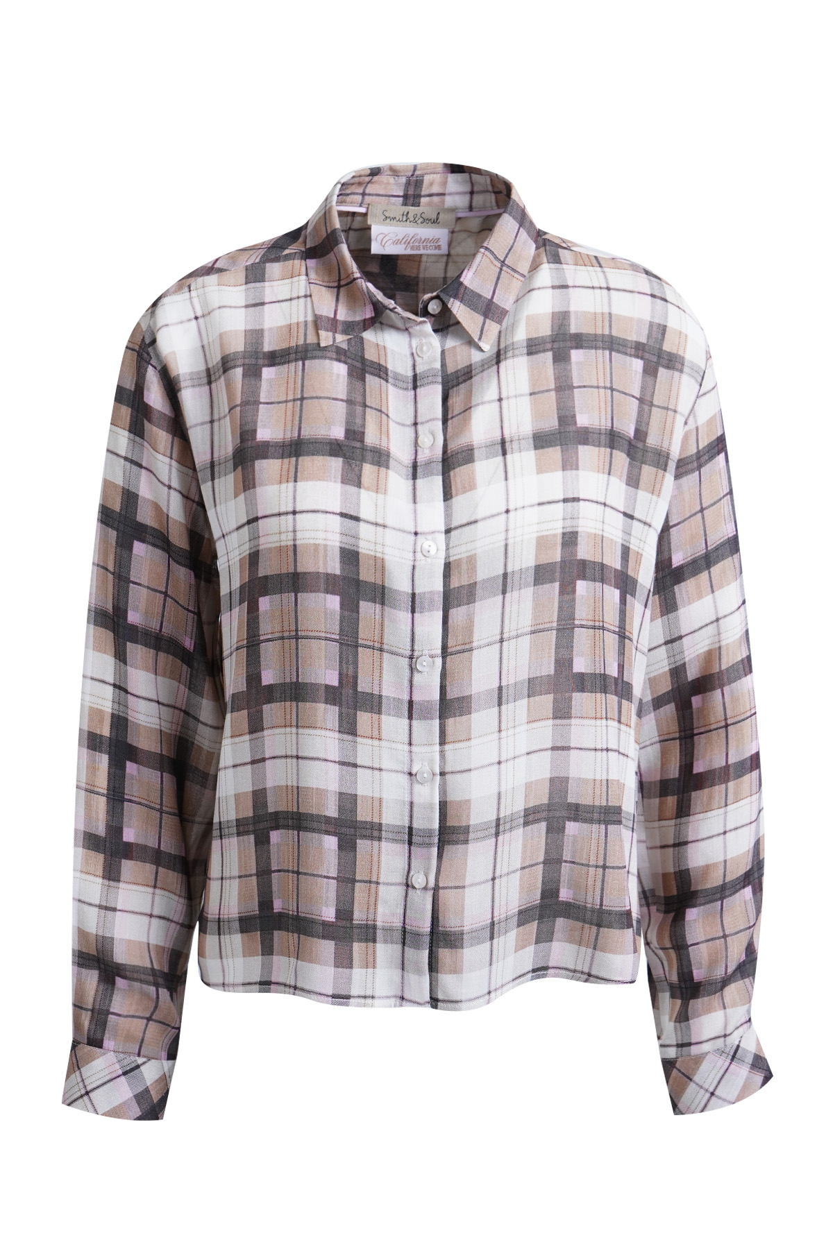 Smith & Soul Bluse sand / rosa Smith & Soul Bluse sand / rosa