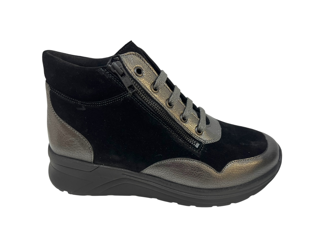 Solidus Stiefeletten KARMA schwarz grau
