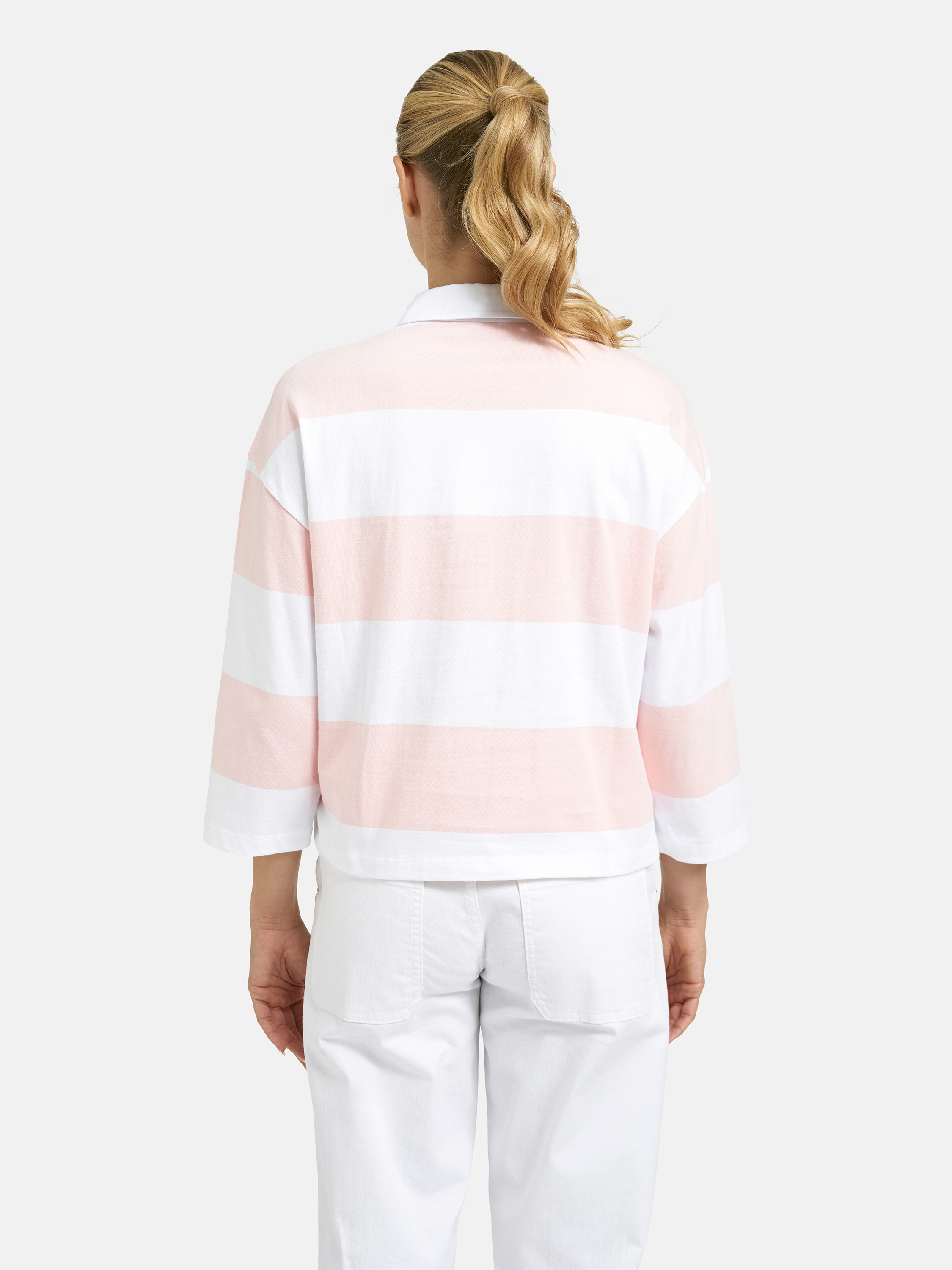 Smith & Soul Poloshirt weiß/rose