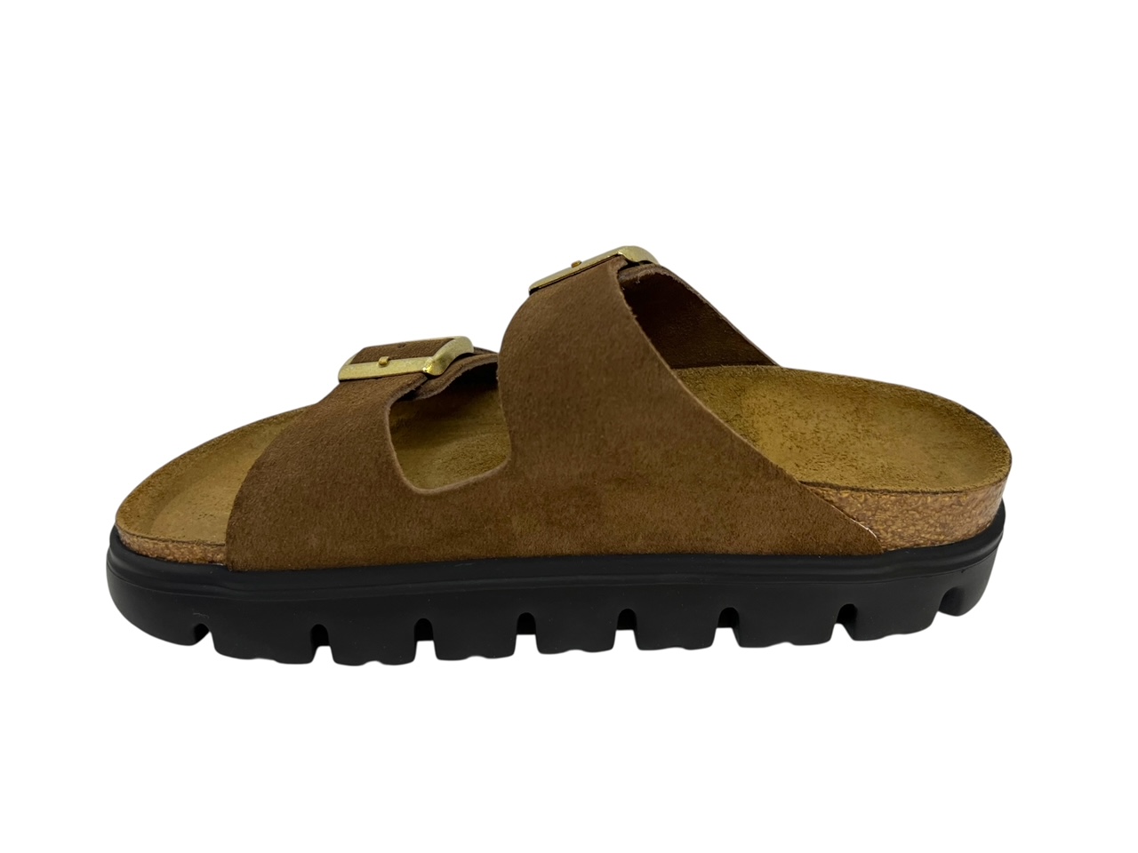 Birkenstock Papillio Pantoletten ARIZONA CHUNKY PAP braun