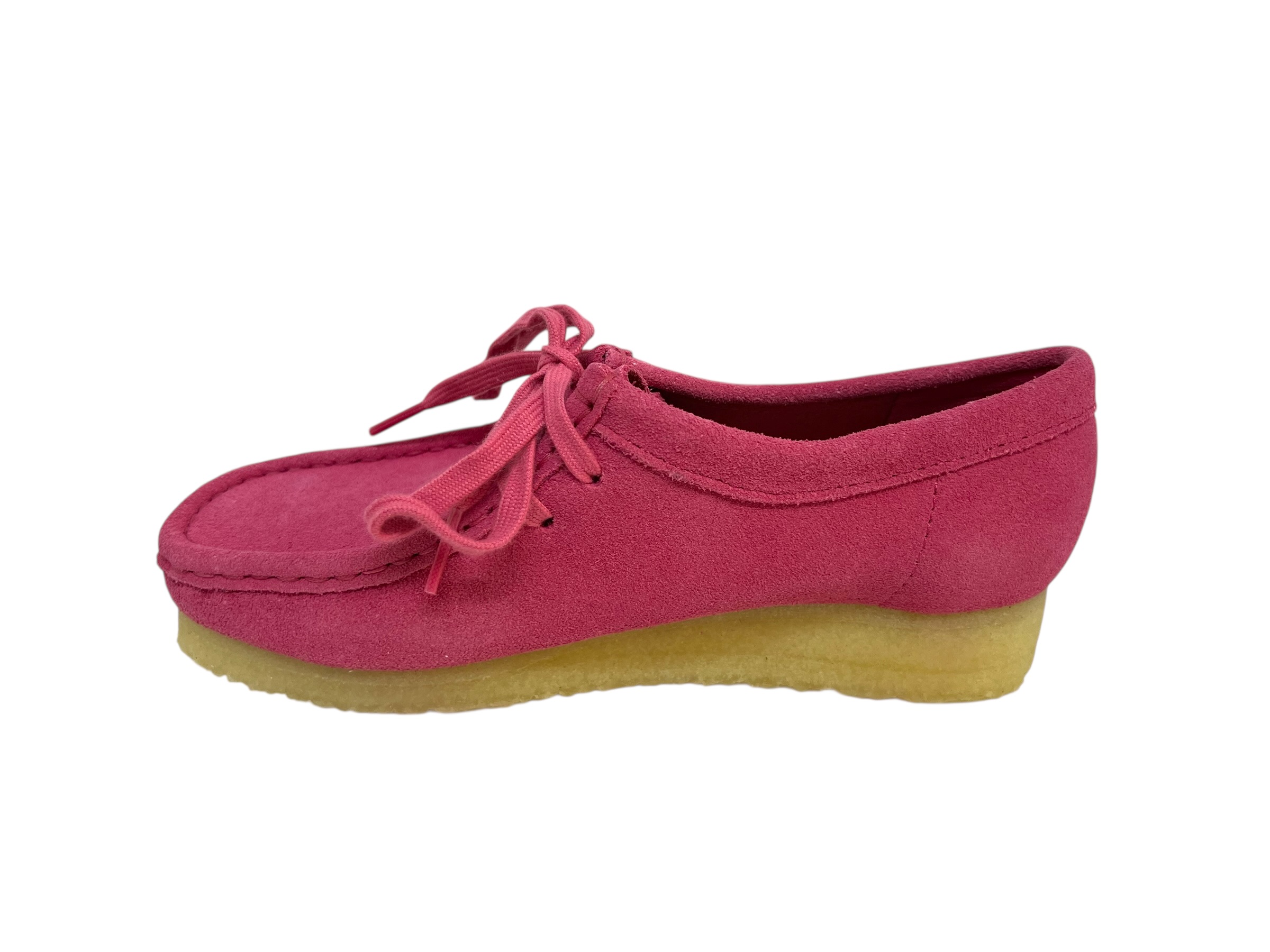 Clarks Schnürschuhe WALLABEE pink