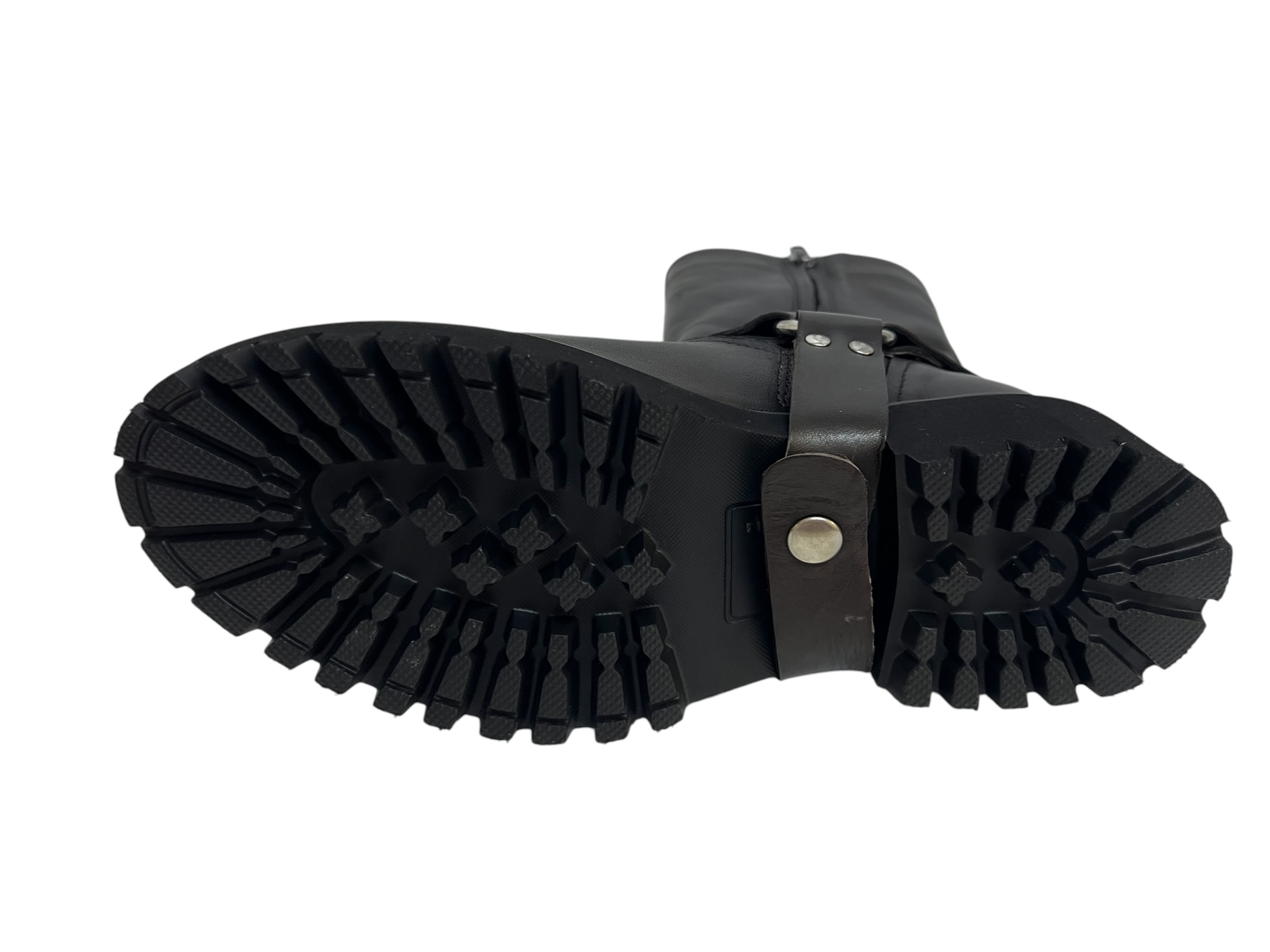 Pawelk's Biker-Boots dunkelbraun