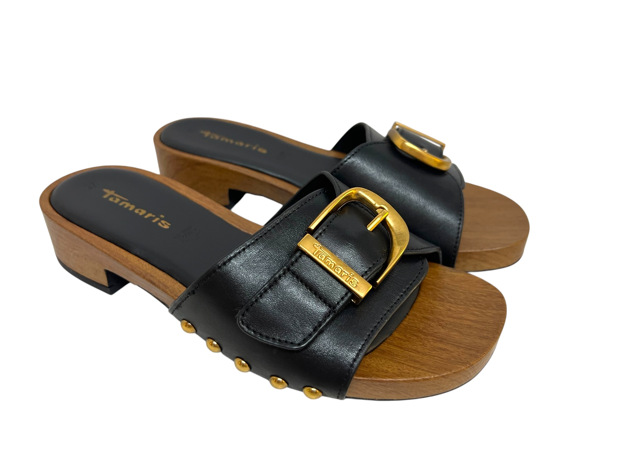 Tamaris Pantolette schwarz Tamaris Pantolette schwarz