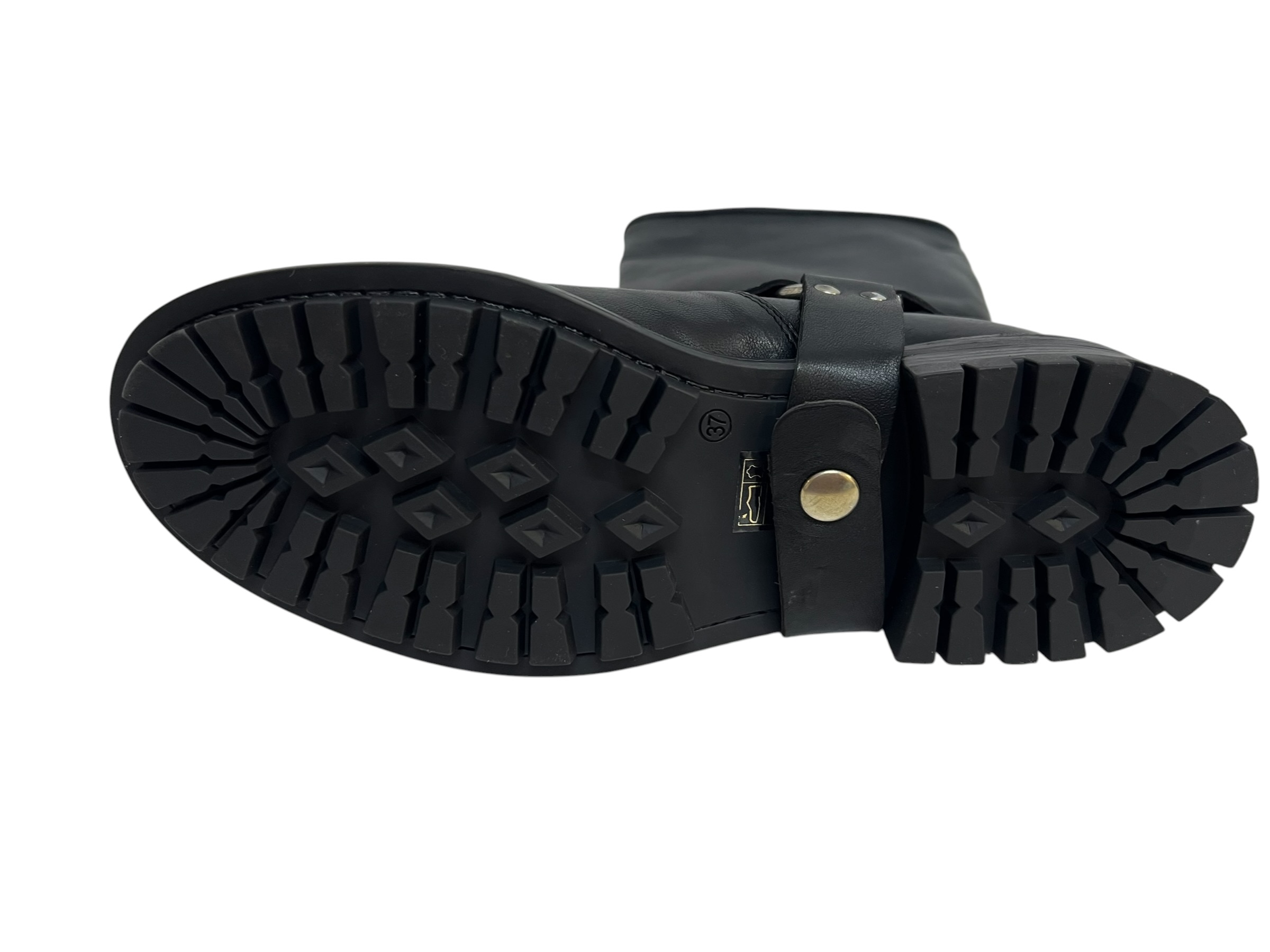 Pawelk's Biker-Boots schwarz