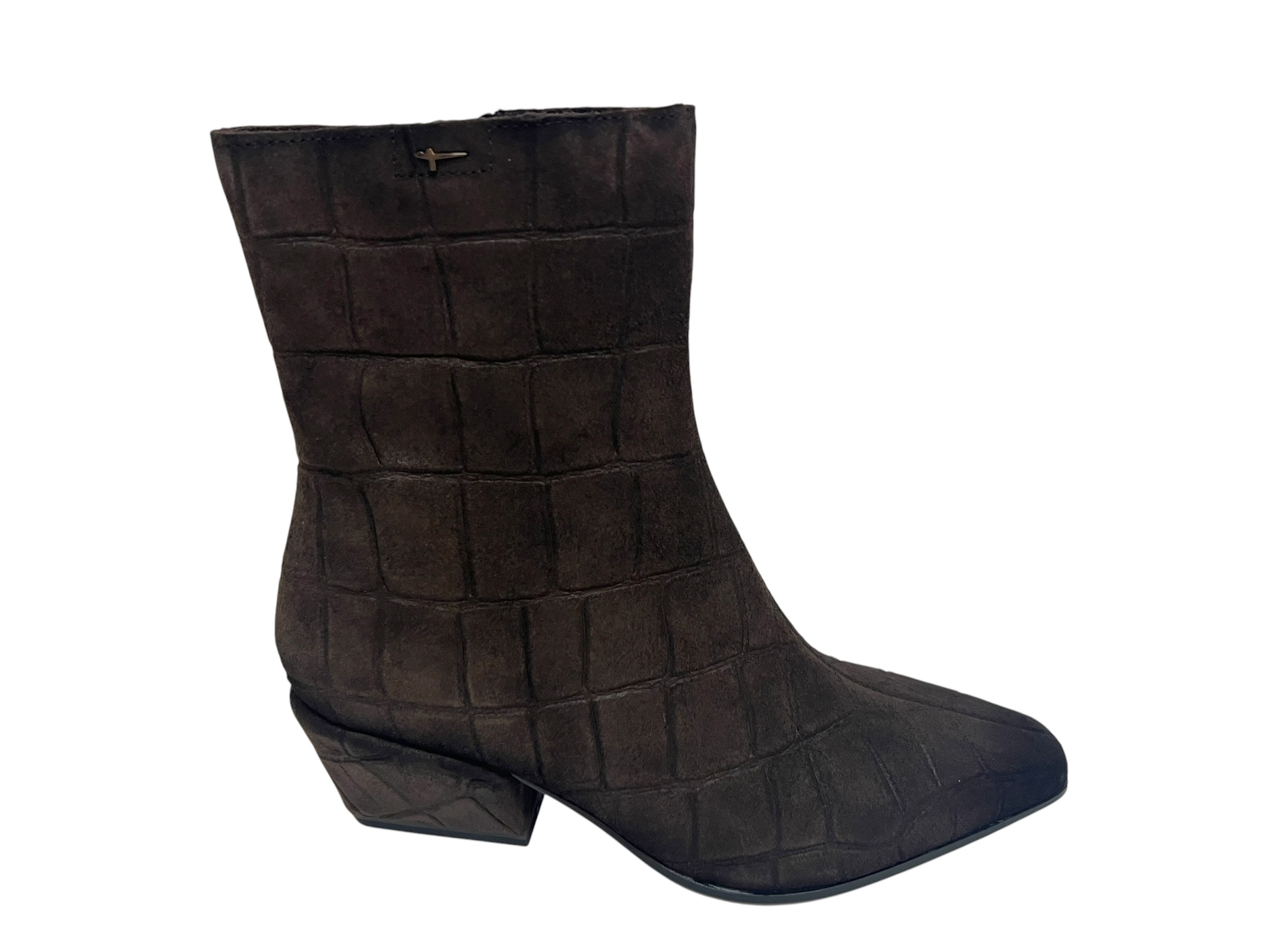 Tamaris Stiefelette Kroko dunkelbraun Tamaris Stiefelette Kroko dunkelbraun