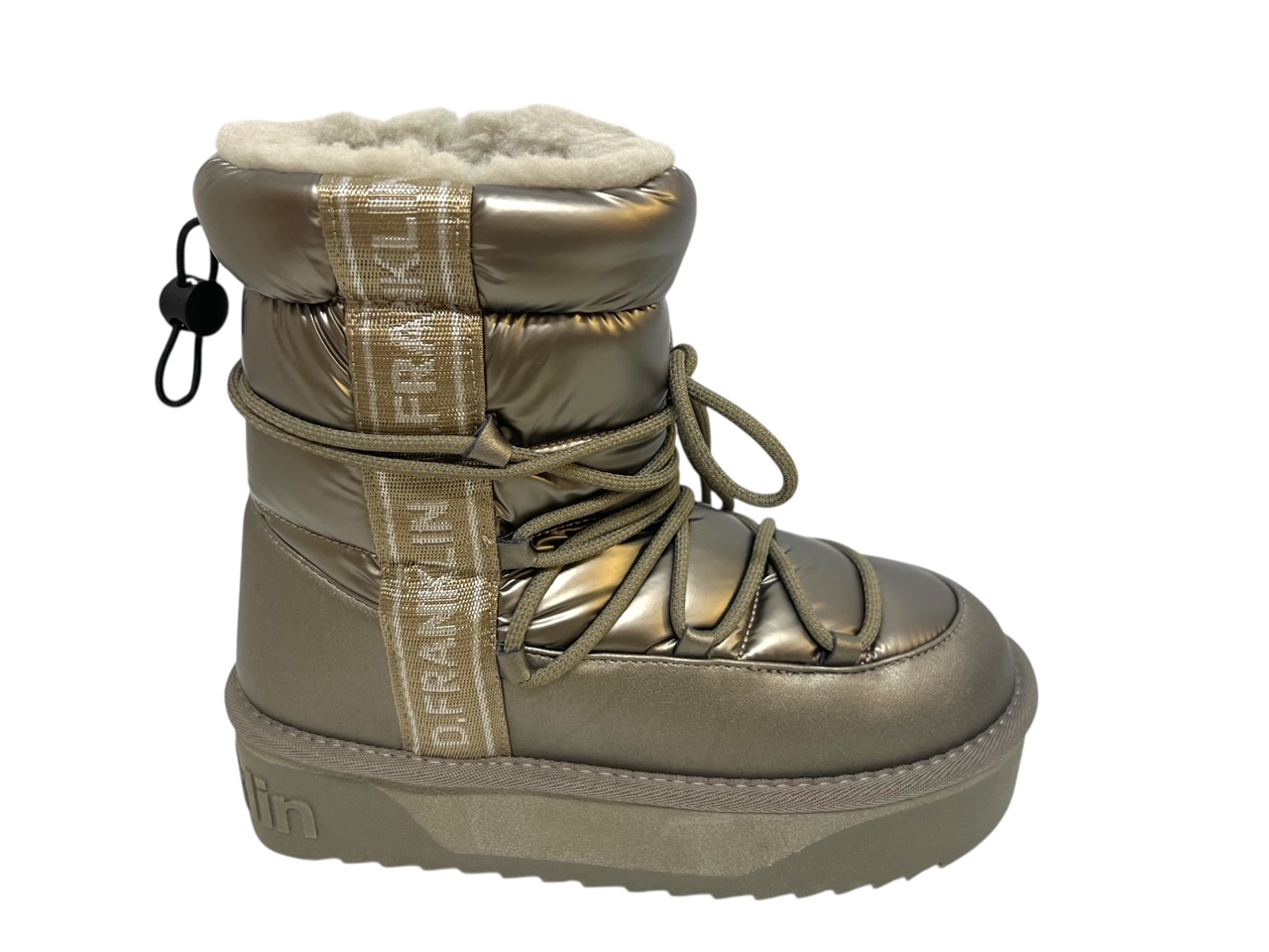D.Franklin Boots Stiefeletten beige