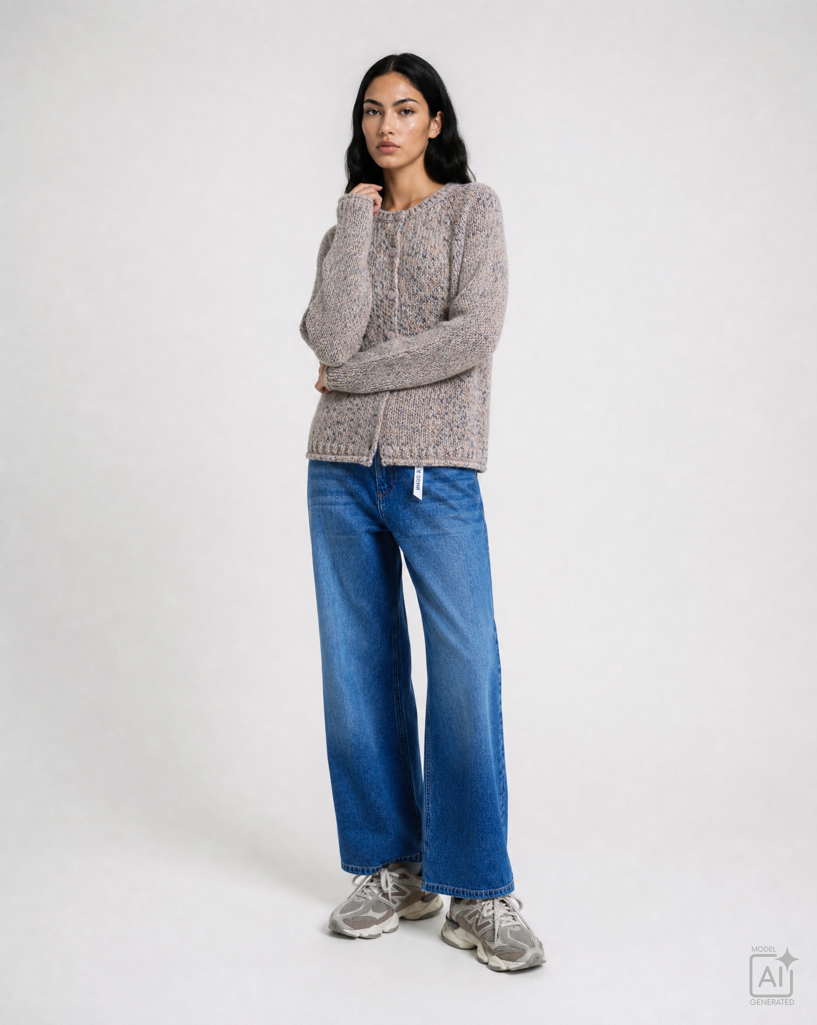 Smith & Soul Strickjacke rosa/ sand