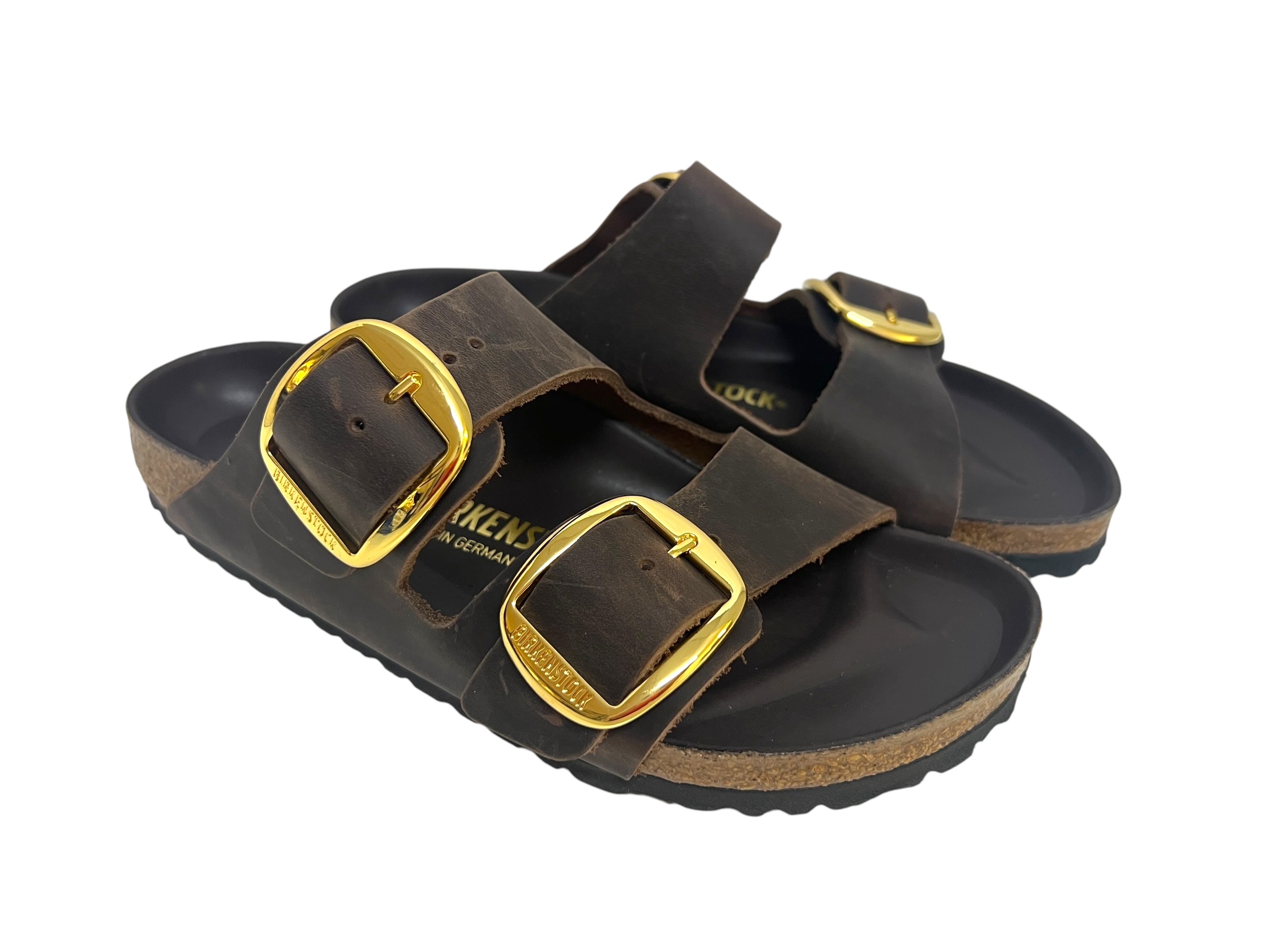 Birkenstock Pantoletten ARIZONA dunkelbraun / SCHMAL Birkenstock Pantoletten ARIZONA dunkelbraun / SCHMAL