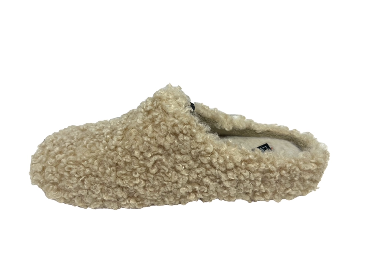 Verbenas Hausschuhe YORK CURLY beige