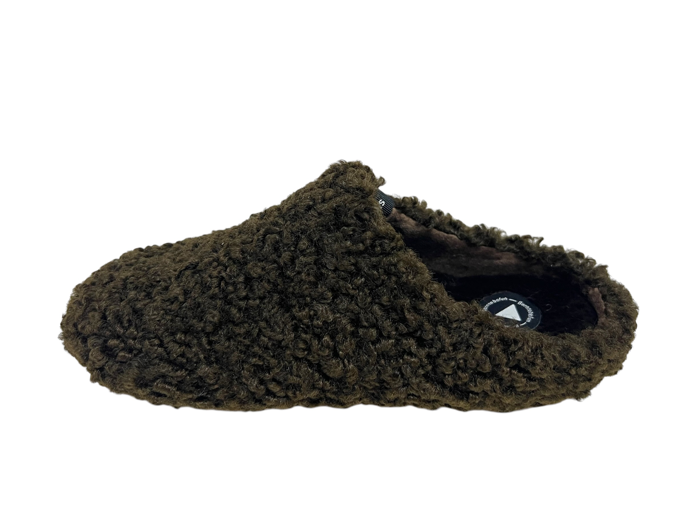 Verbenas Hausschuhe YORK CURLY braun