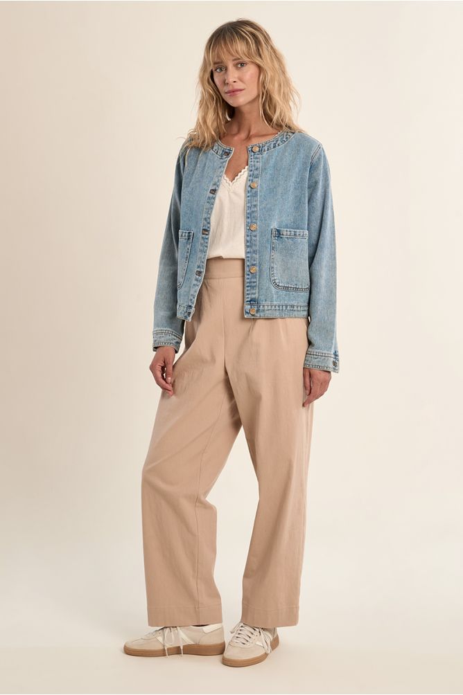 Molly Bracken Jeansjacke blau