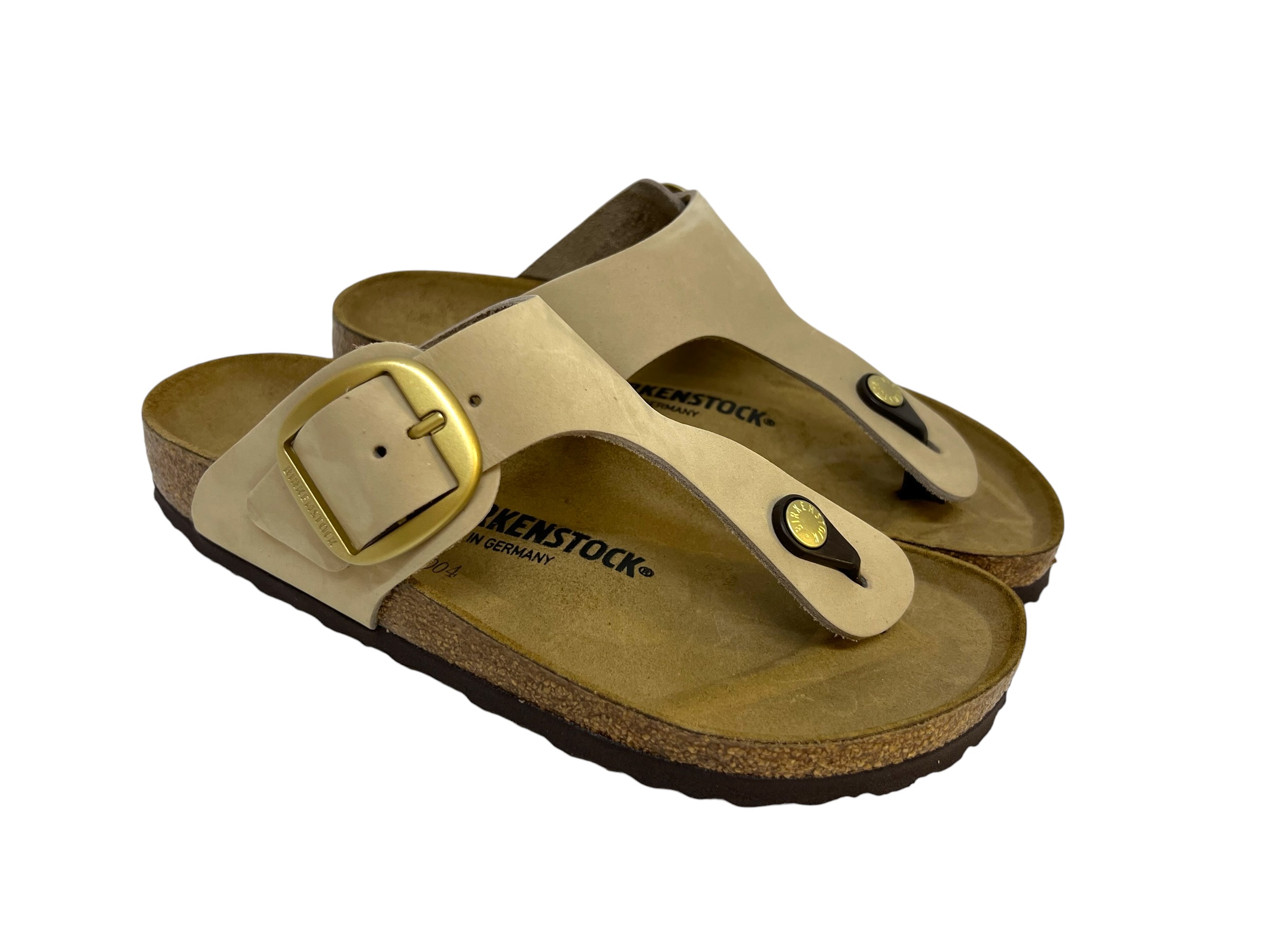 Birkenstock Pantolette GIZEH BIG BUCKLE beige Birkenstock Pantolette GIZEH BIG BUCKLE beige