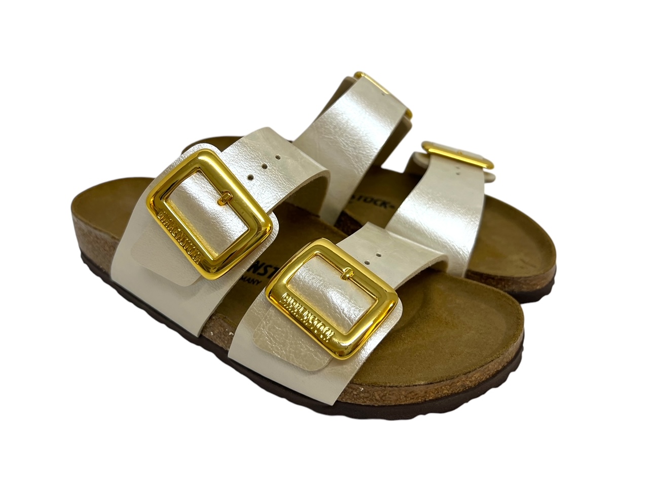 Birkenstock Pantolette SYDNEY CUSHIO BUCKLE beige Birkenstock Pantolette SYDNEY CUSHIO BUCKLE beige