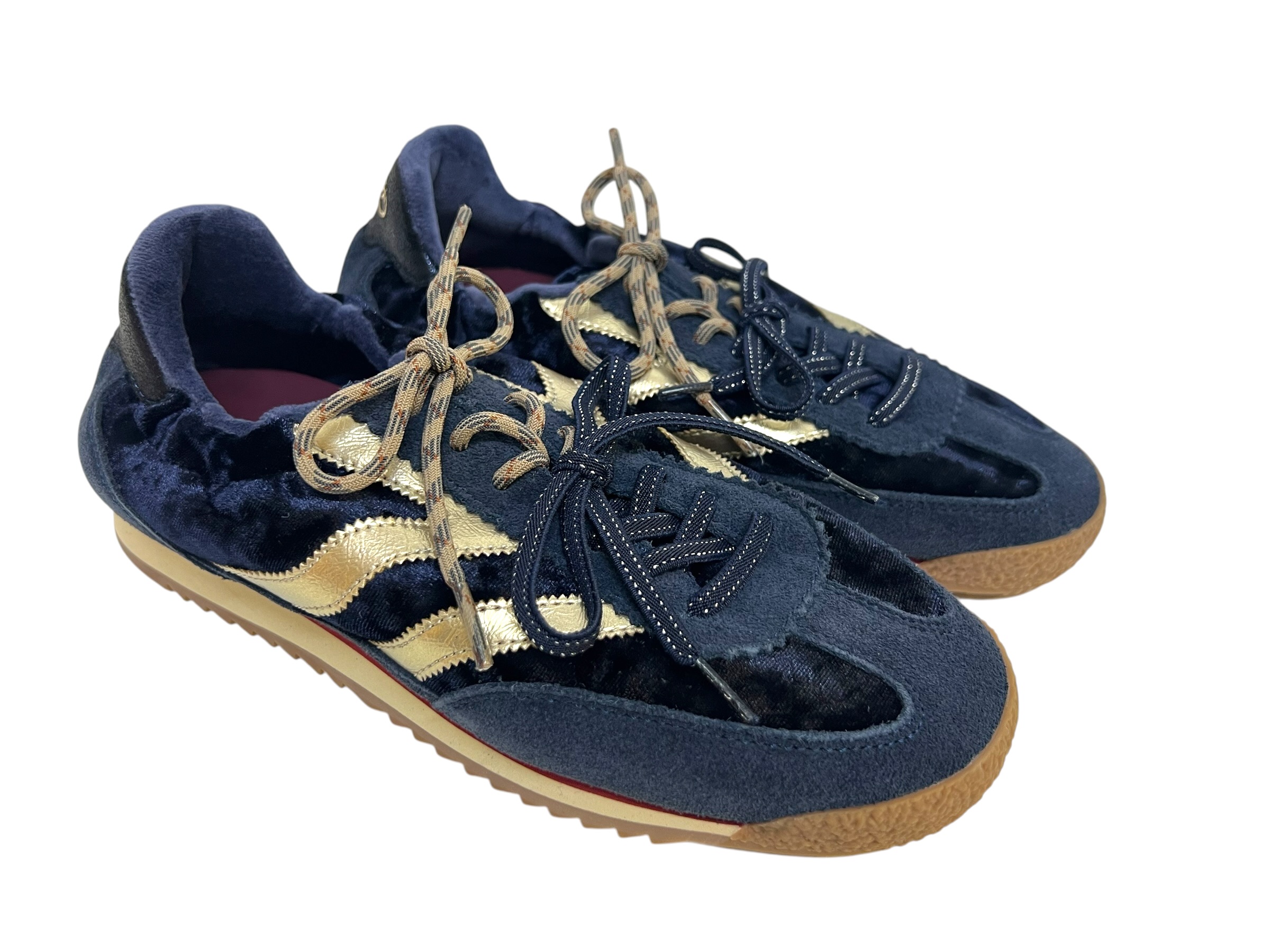 Maripe Sneakers UTAH V.9 blau / gold Maripe Sneakers UTAH V.9 blau / gold