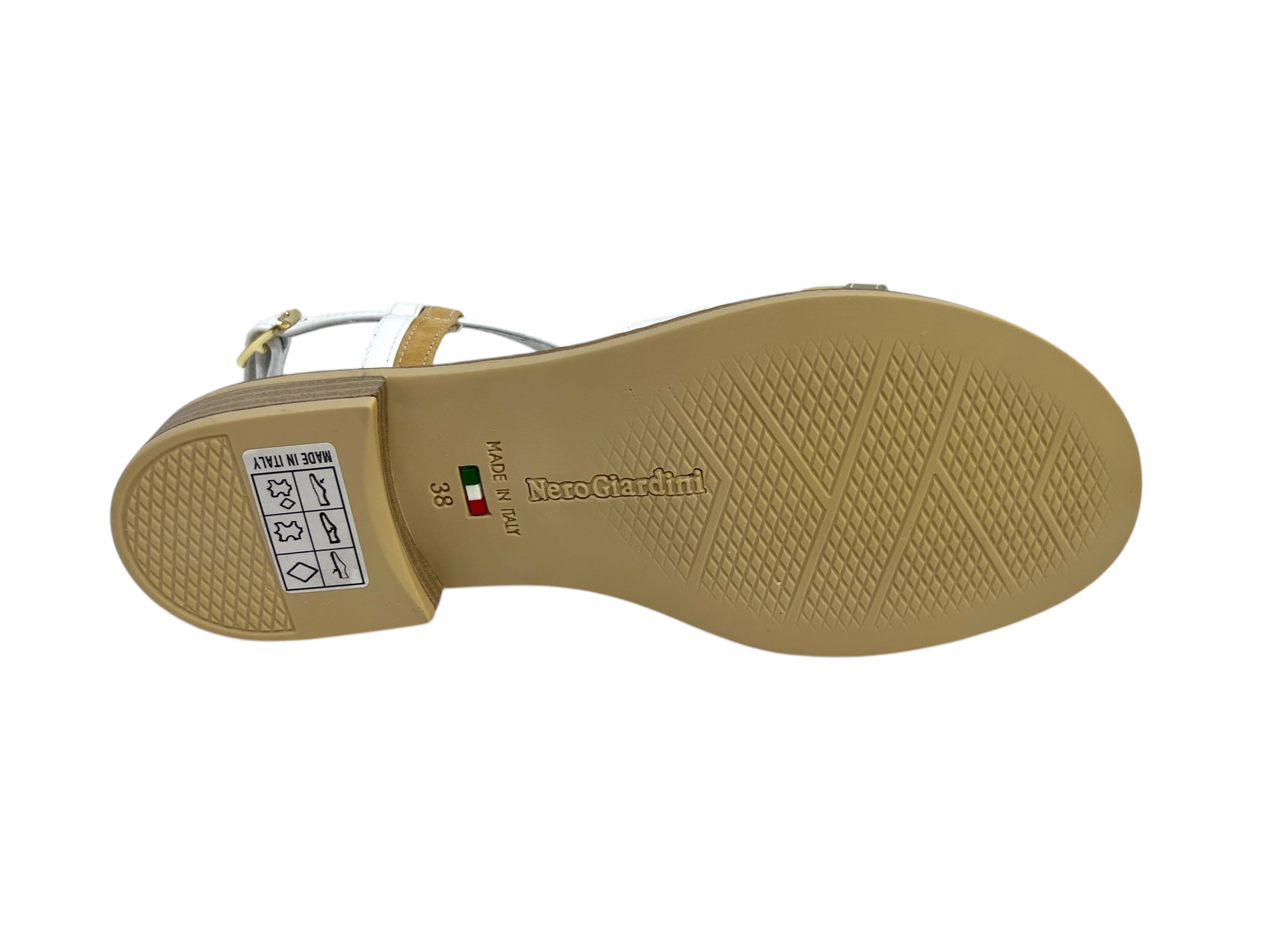 Nero Giardini Sandaletten weiß beige