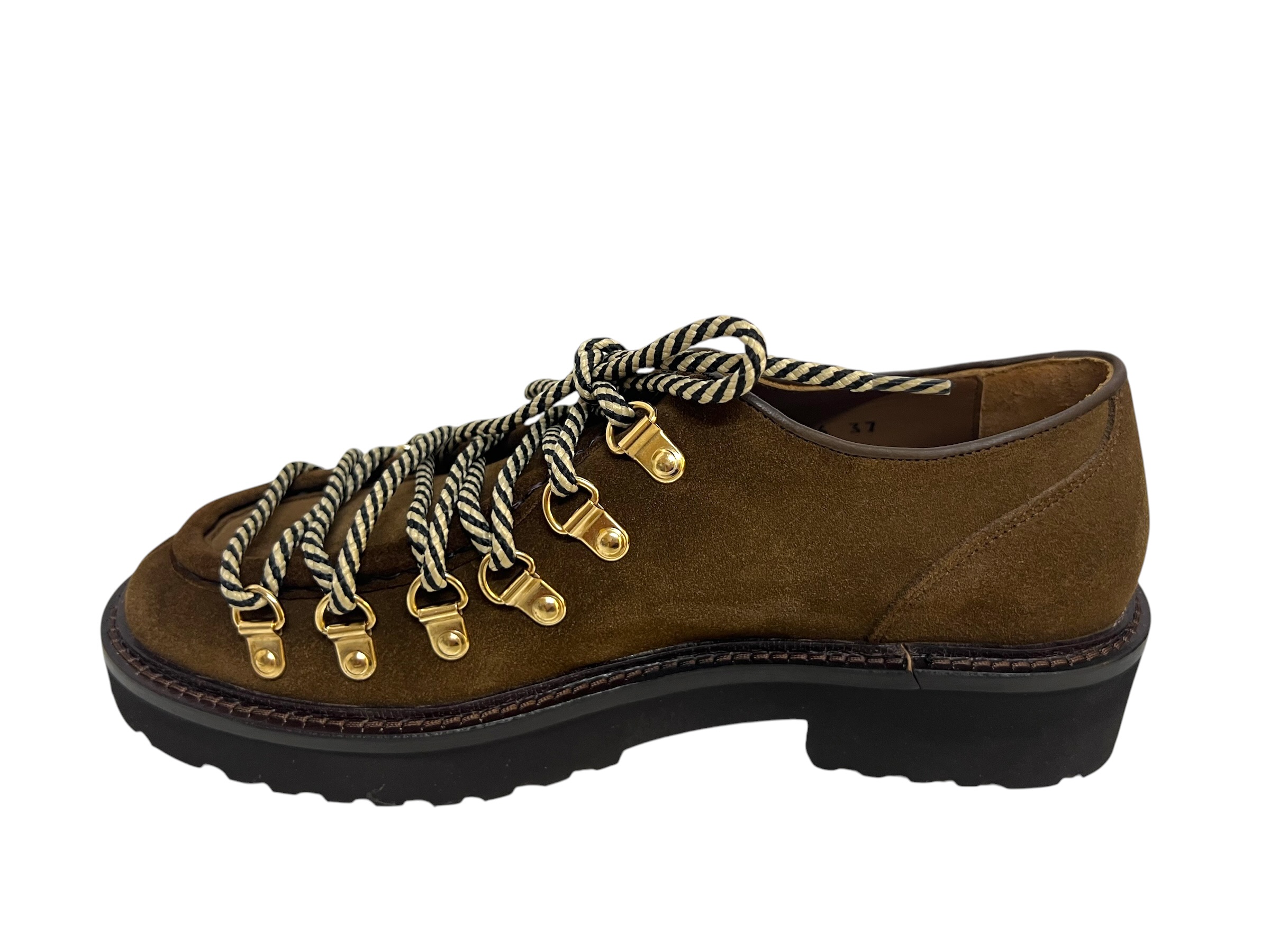 Calce Schnürschuhe cognac