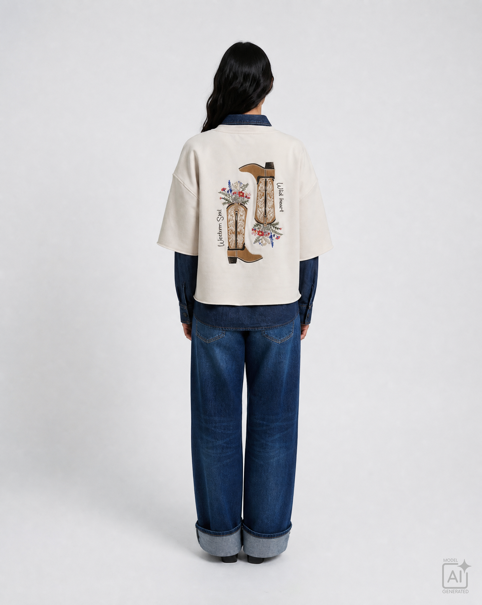 Smith & Soul Western Shirt creme
