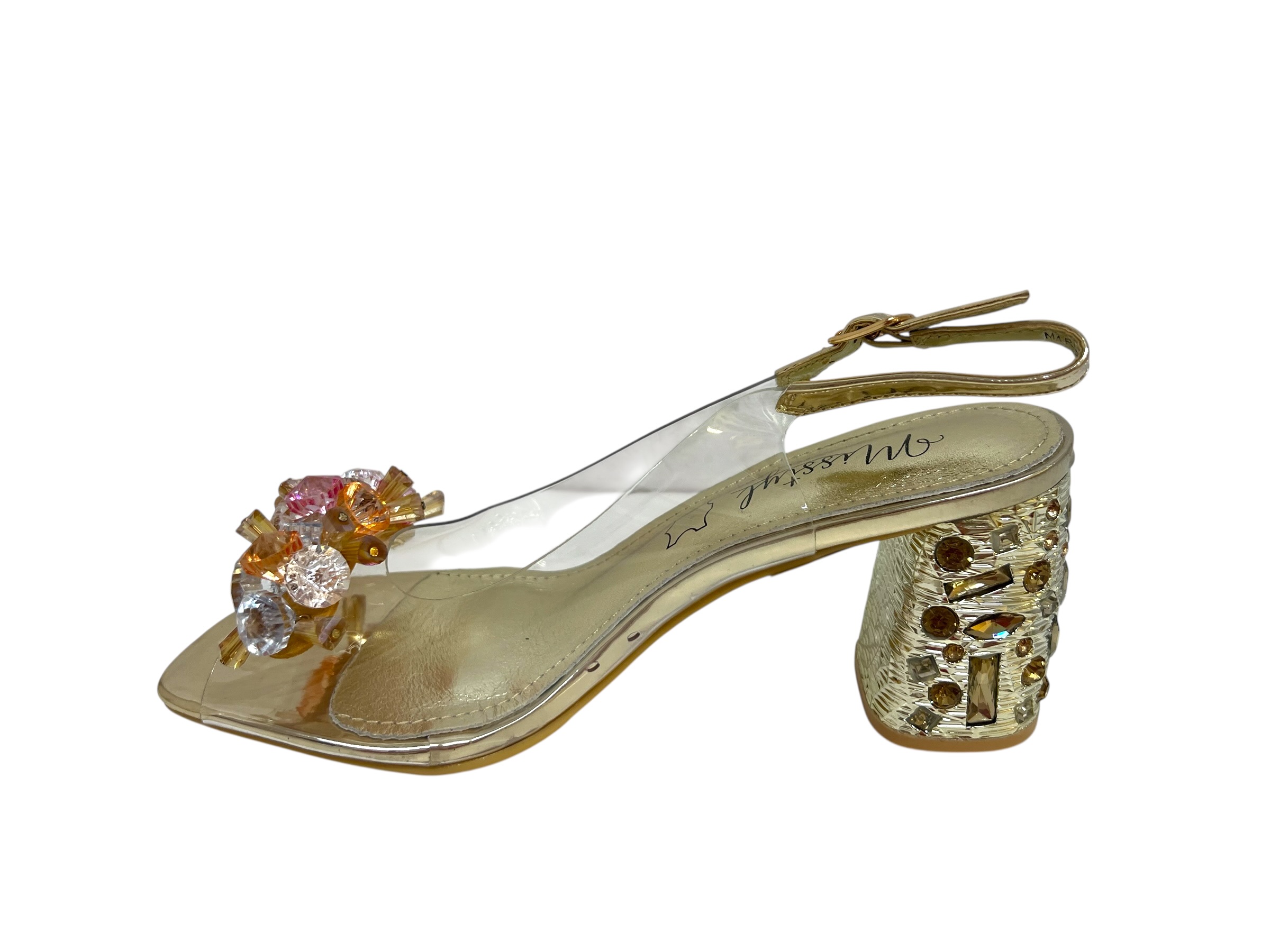 Laura Vita Pumps MARLENE transparent gold Laura Vita Pumps MARLENE transparent gold