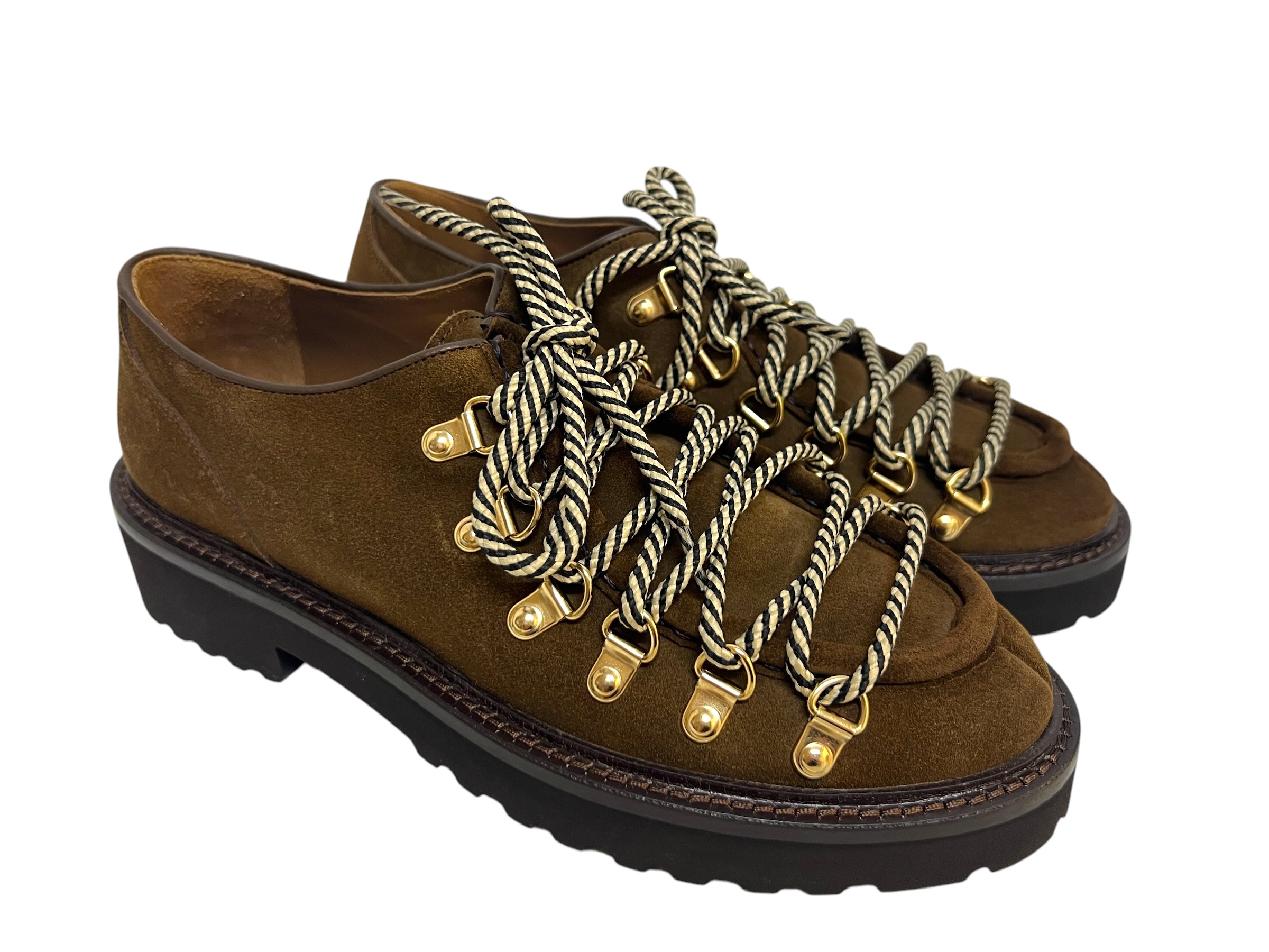 Calce Schnürschuhe cognac