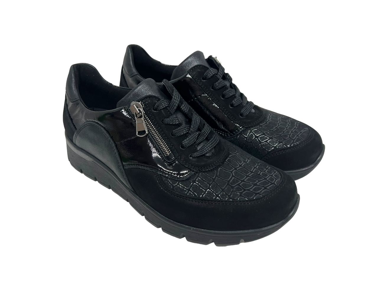 Waldläufer Schnürschuhe K-RAMONA schwarz Waldläufer Schnürschuhe K-RAMONA schwarz