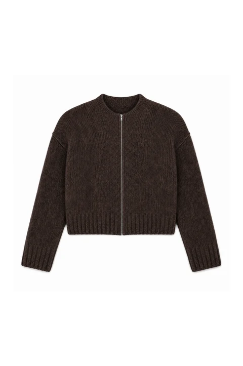 Twins Strickjacke MAEVANE chocolate