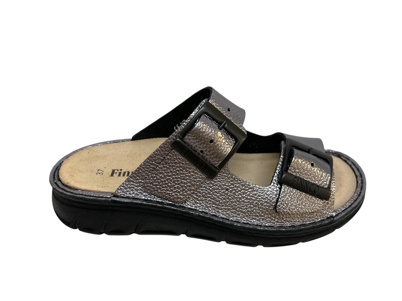 Finn Comfort Pantoletten CAYMAN grau metallic