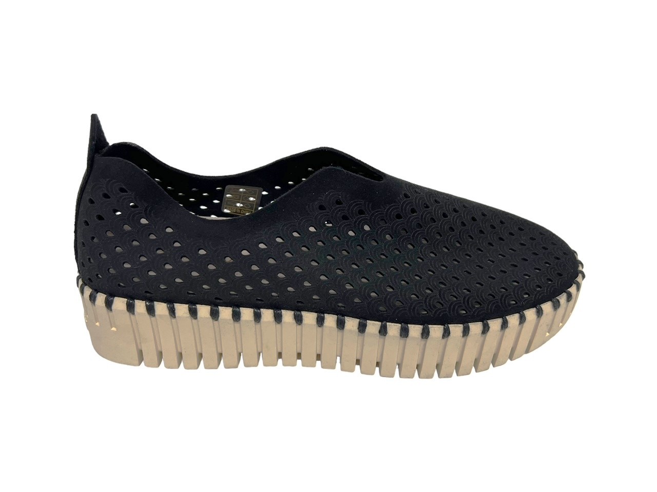 Ilse Jacobsen Slipper Plateau TULIP schwarz