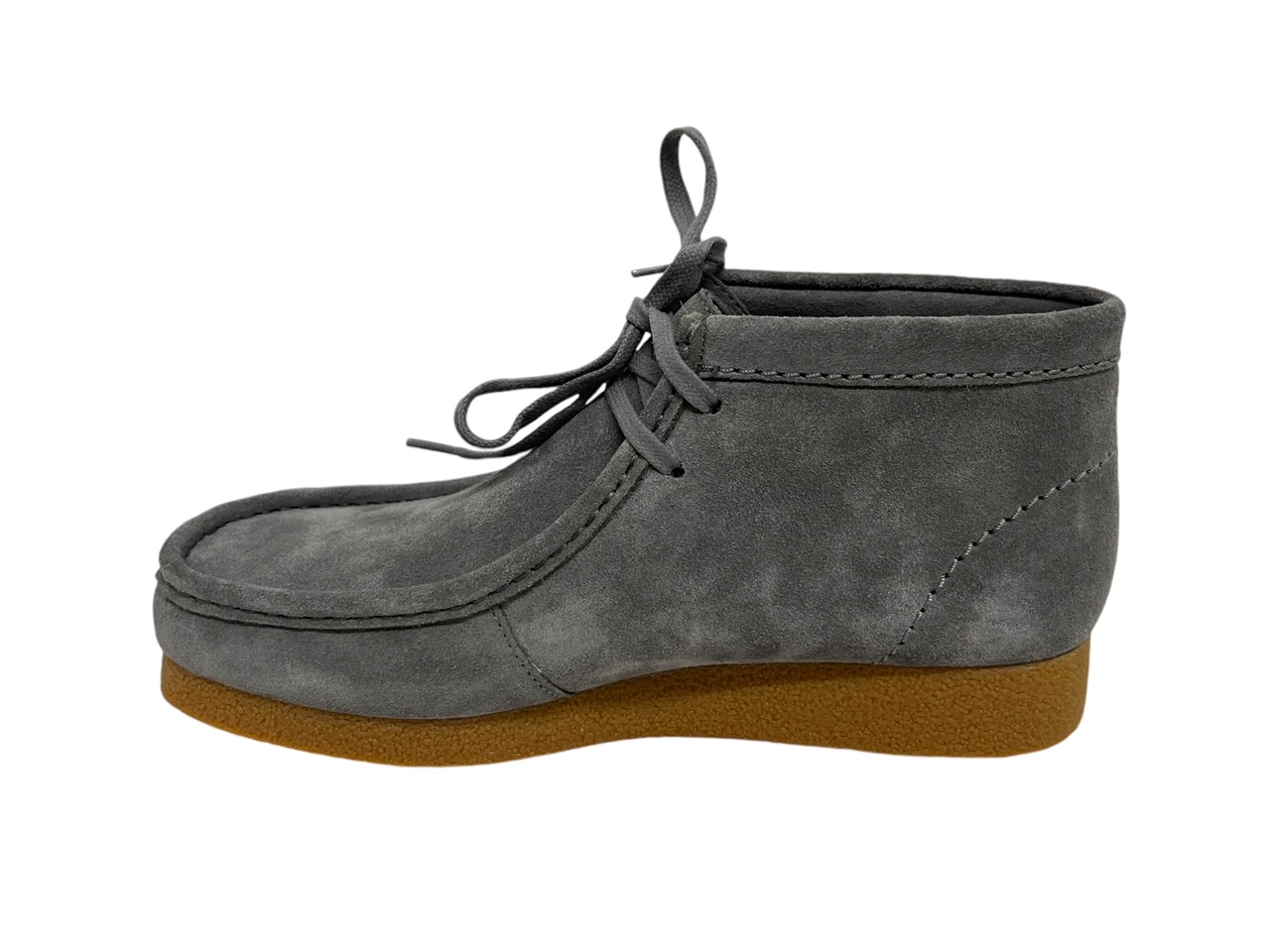 Clarks Schnürschuhe WALLABEE EVO grau