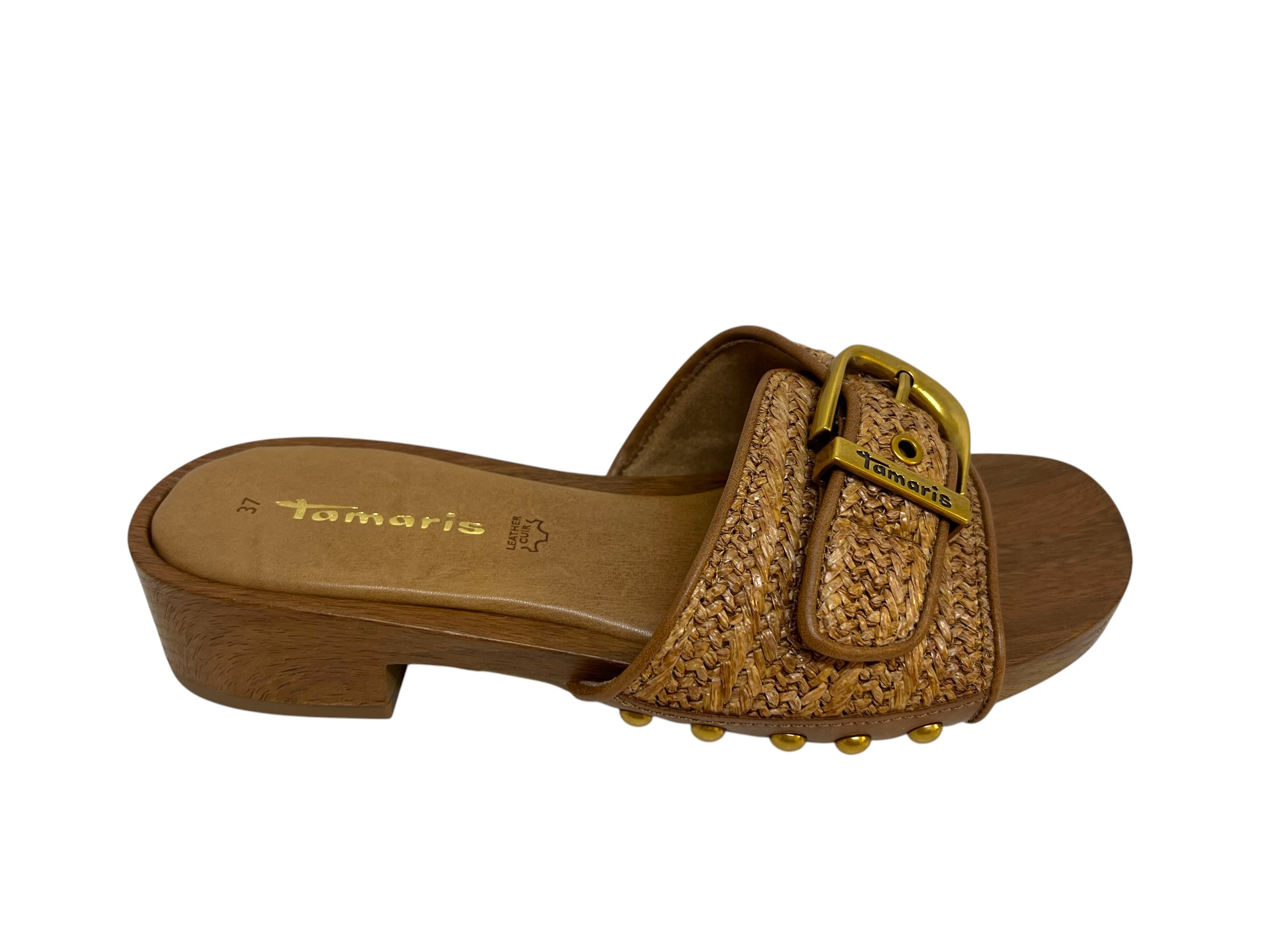 Tamaris Pantolette cognag