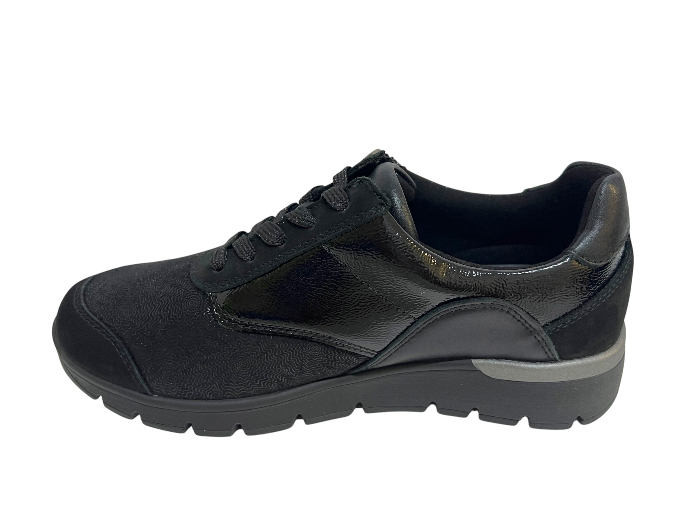 Waldläufer Schnürschuhe K-RAMONA schwarz