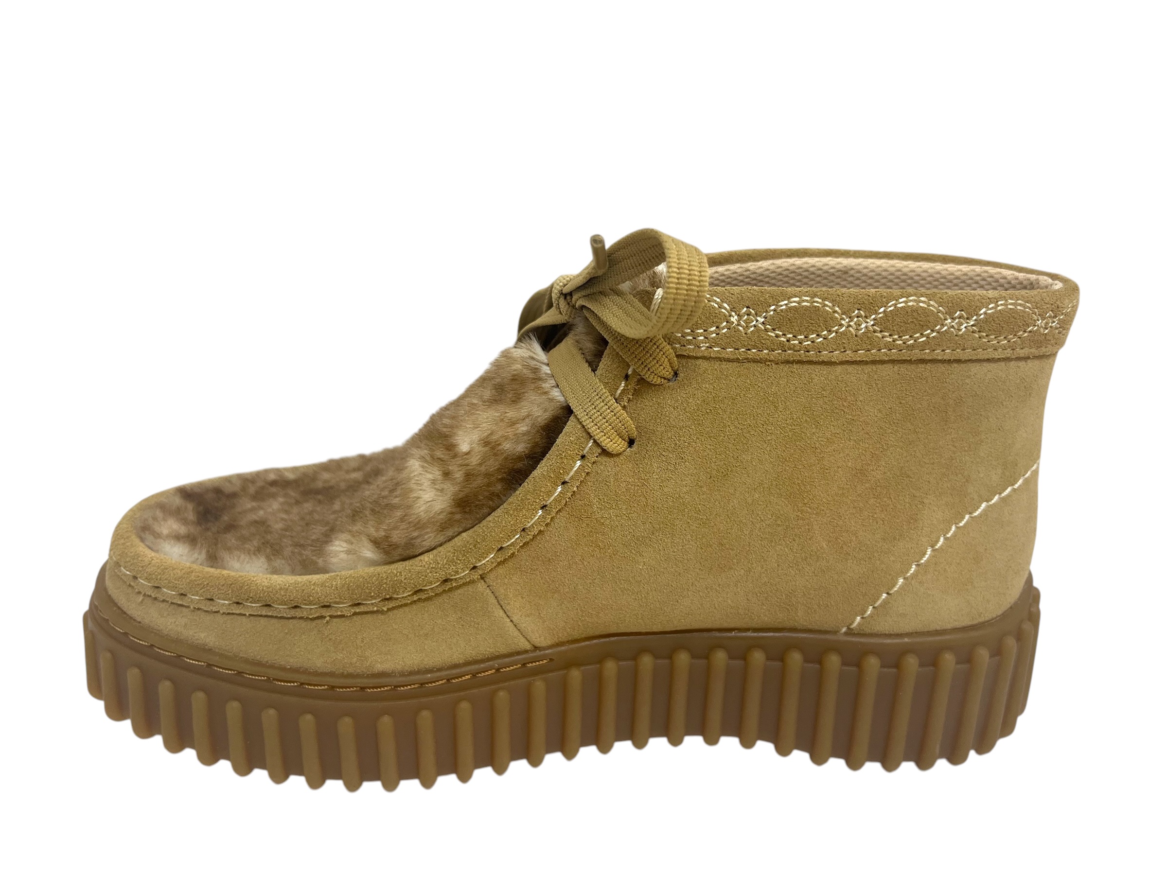 Clarks Schnürschuhe TORHILL MOSS beige